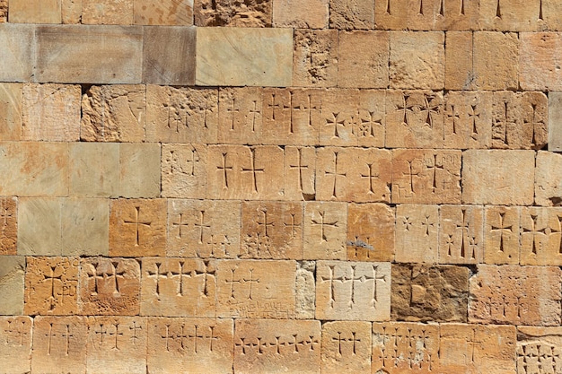 brown and white brick wall