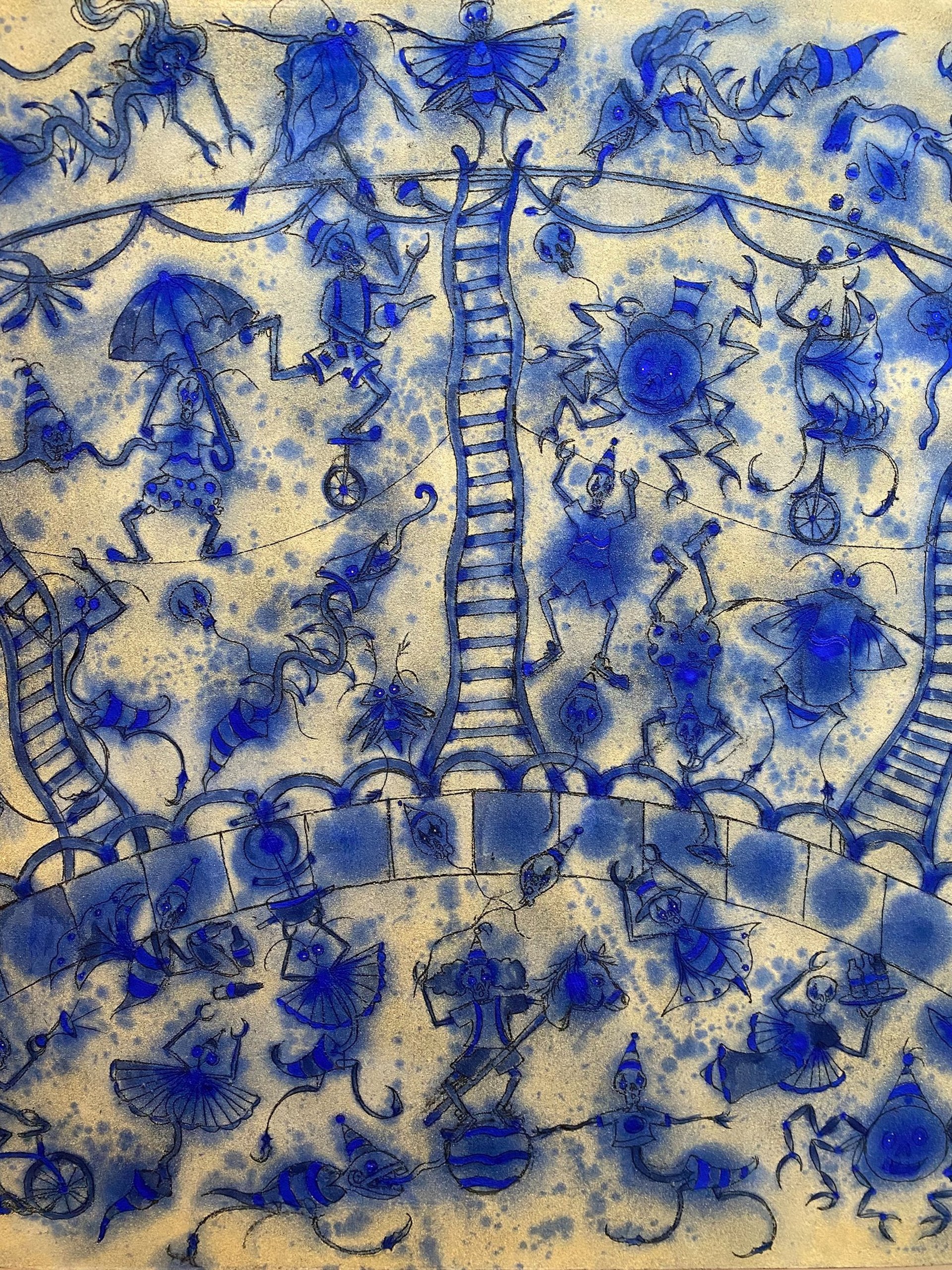 woman holding dried flower