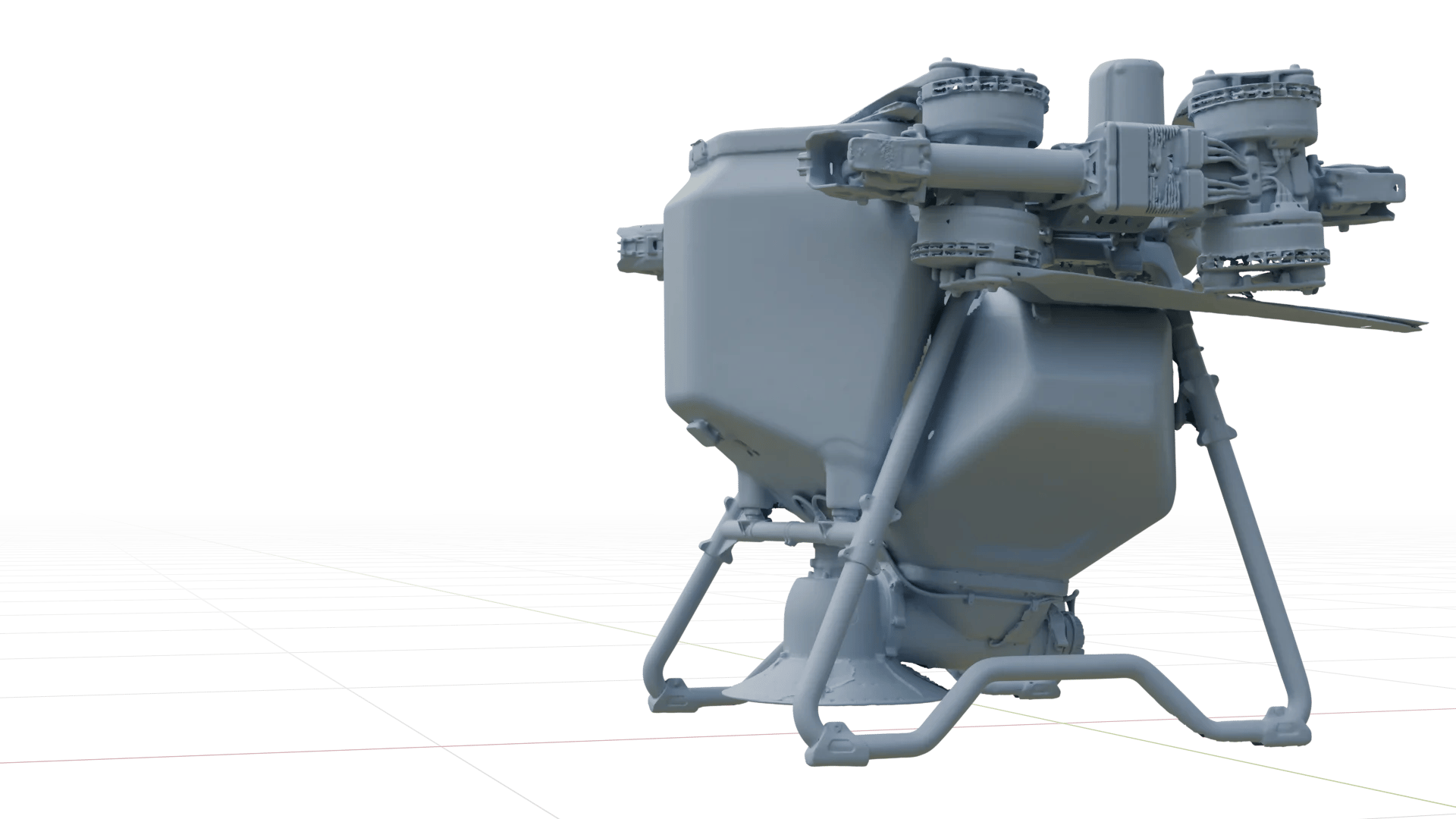 an abstract photo of a curved building with a blue sky in the background