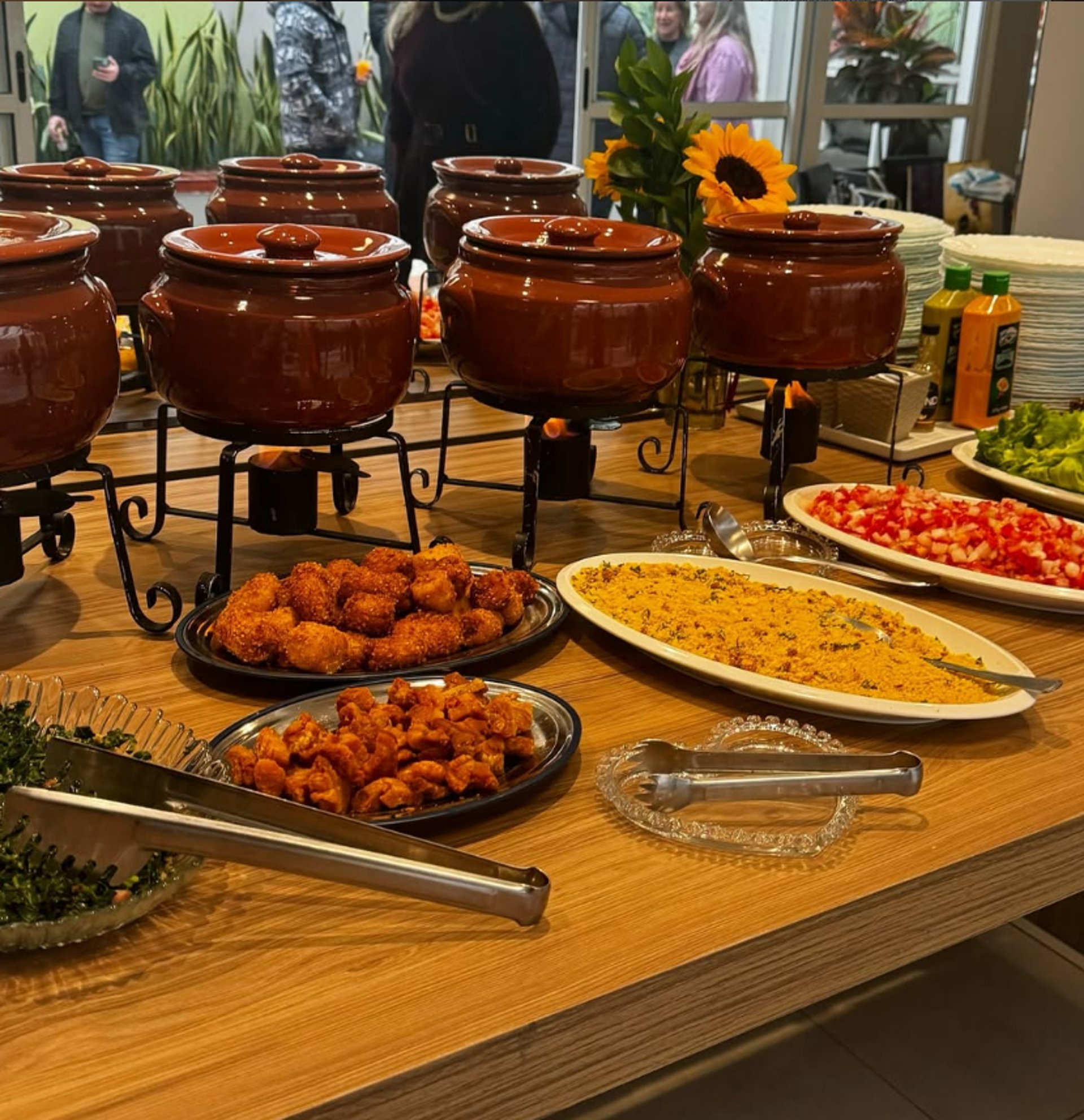 an abstract photo of a curved building with a blue sky in the background