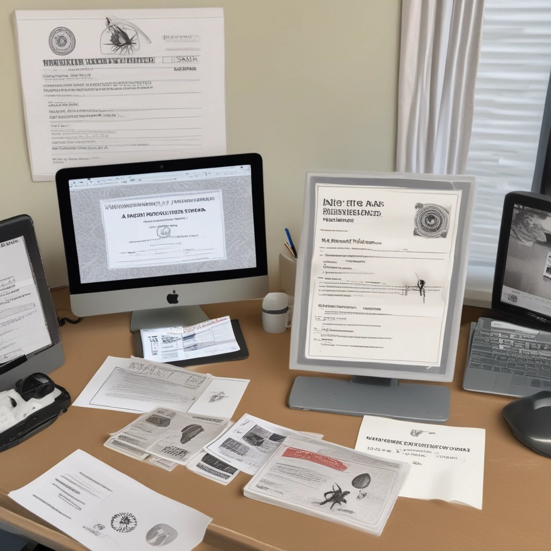 gray computer monitor