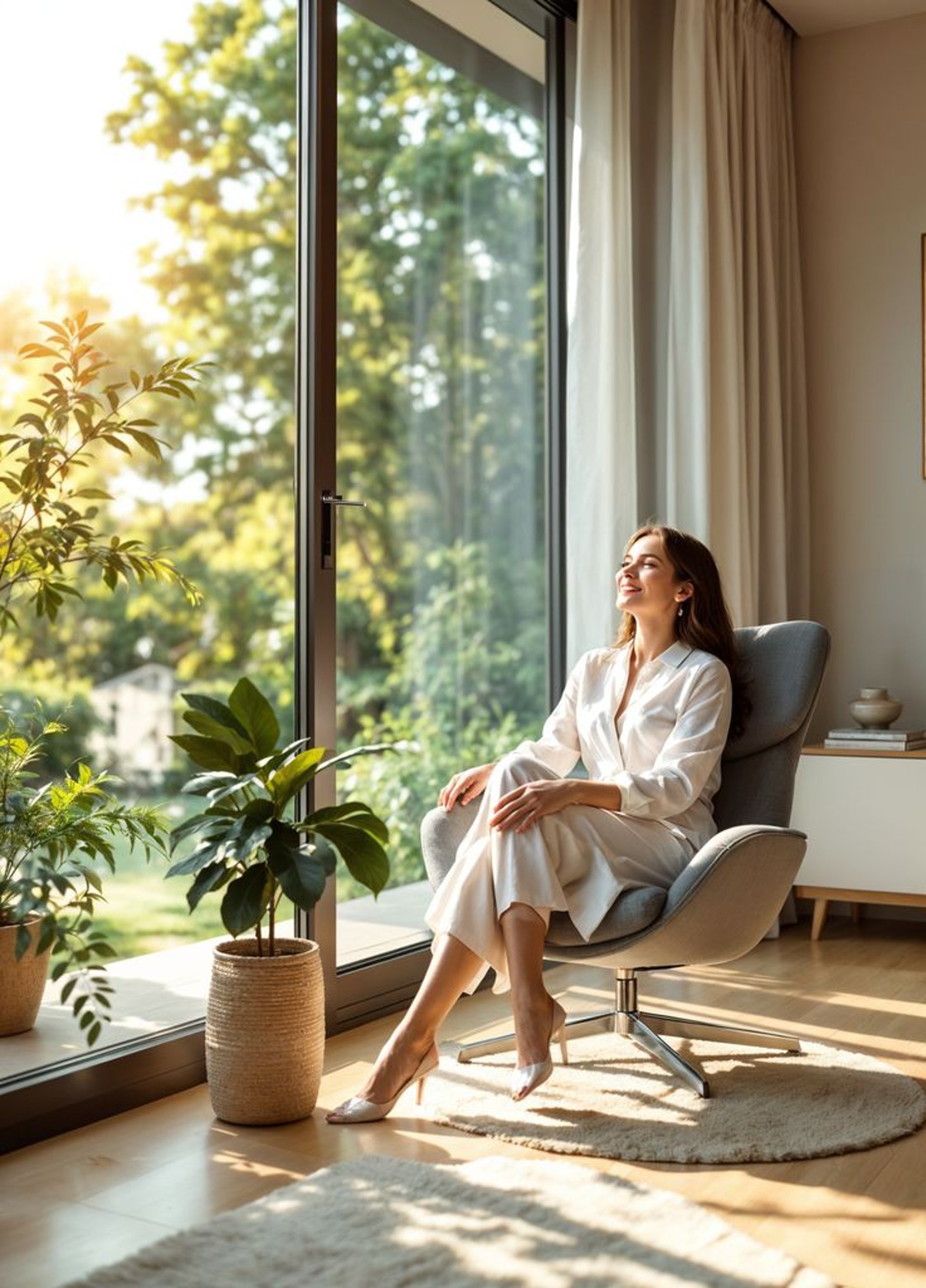 woman wearing yellow long-sleeved dress under white clouds and blue sky during daytime