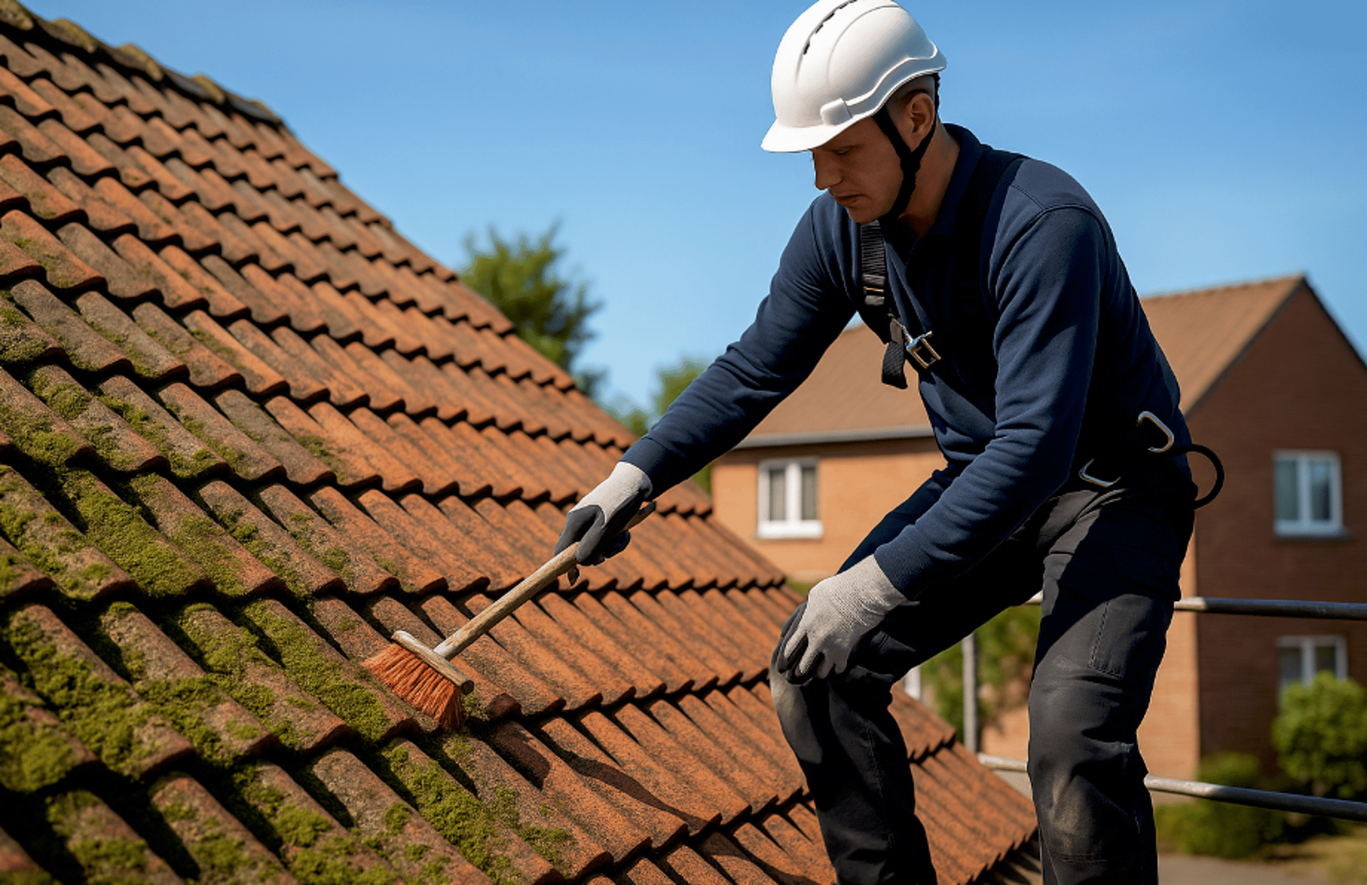 an abstract photo of a curved building with a blue sky in the background