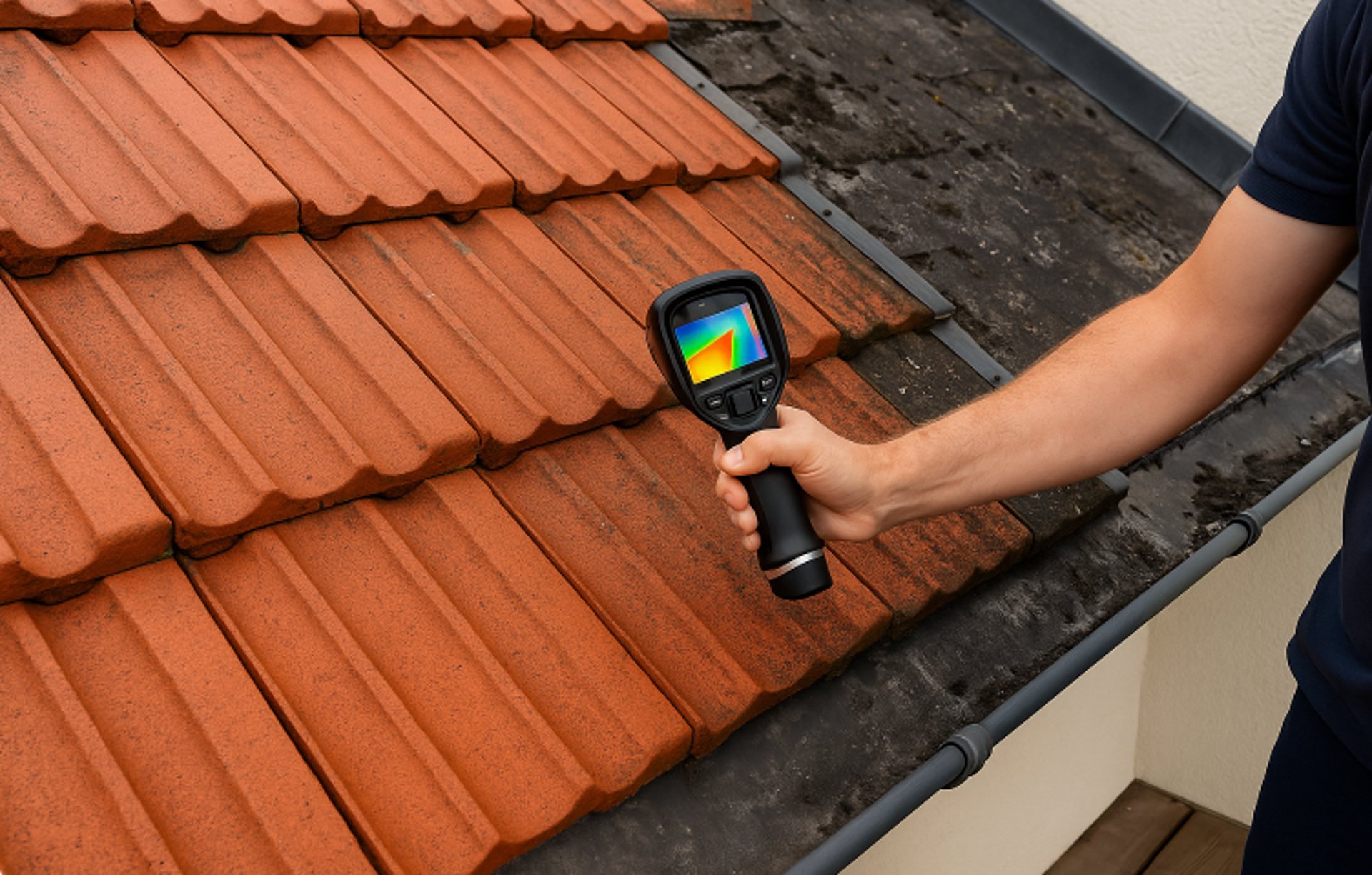 an abstract photo of a curved building with a blue sky in the background