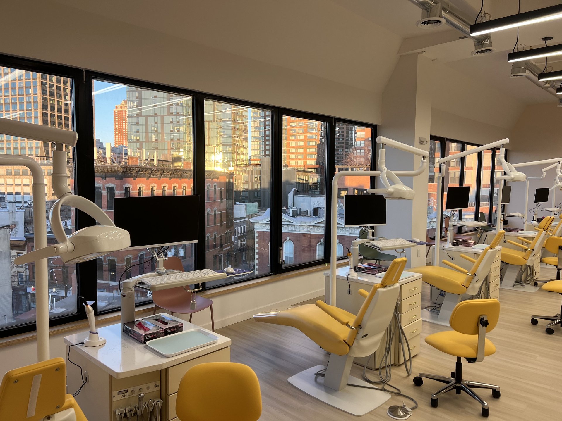 black and brown leather padded tub sofa