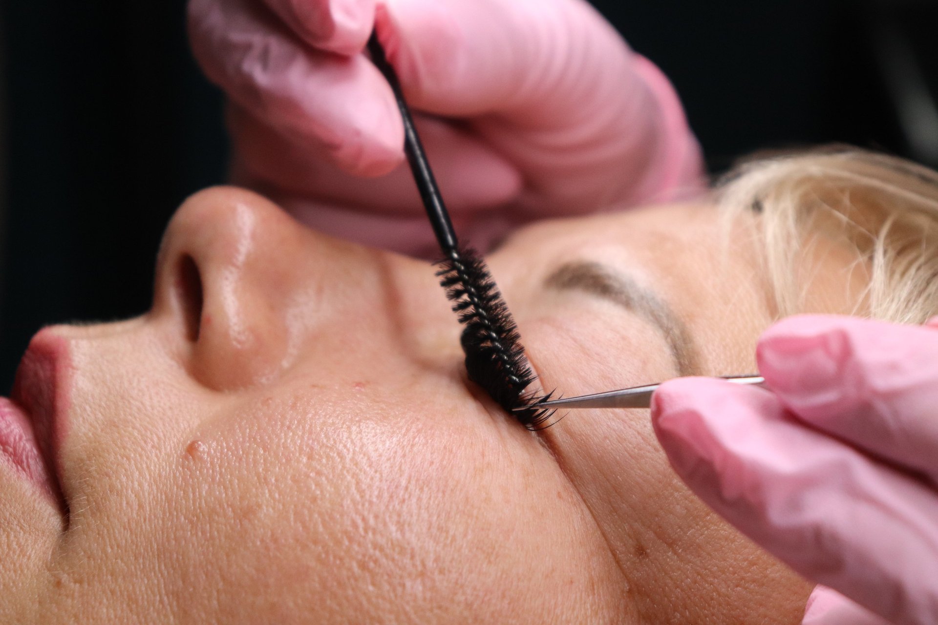 black and brown leather padded tub sofa