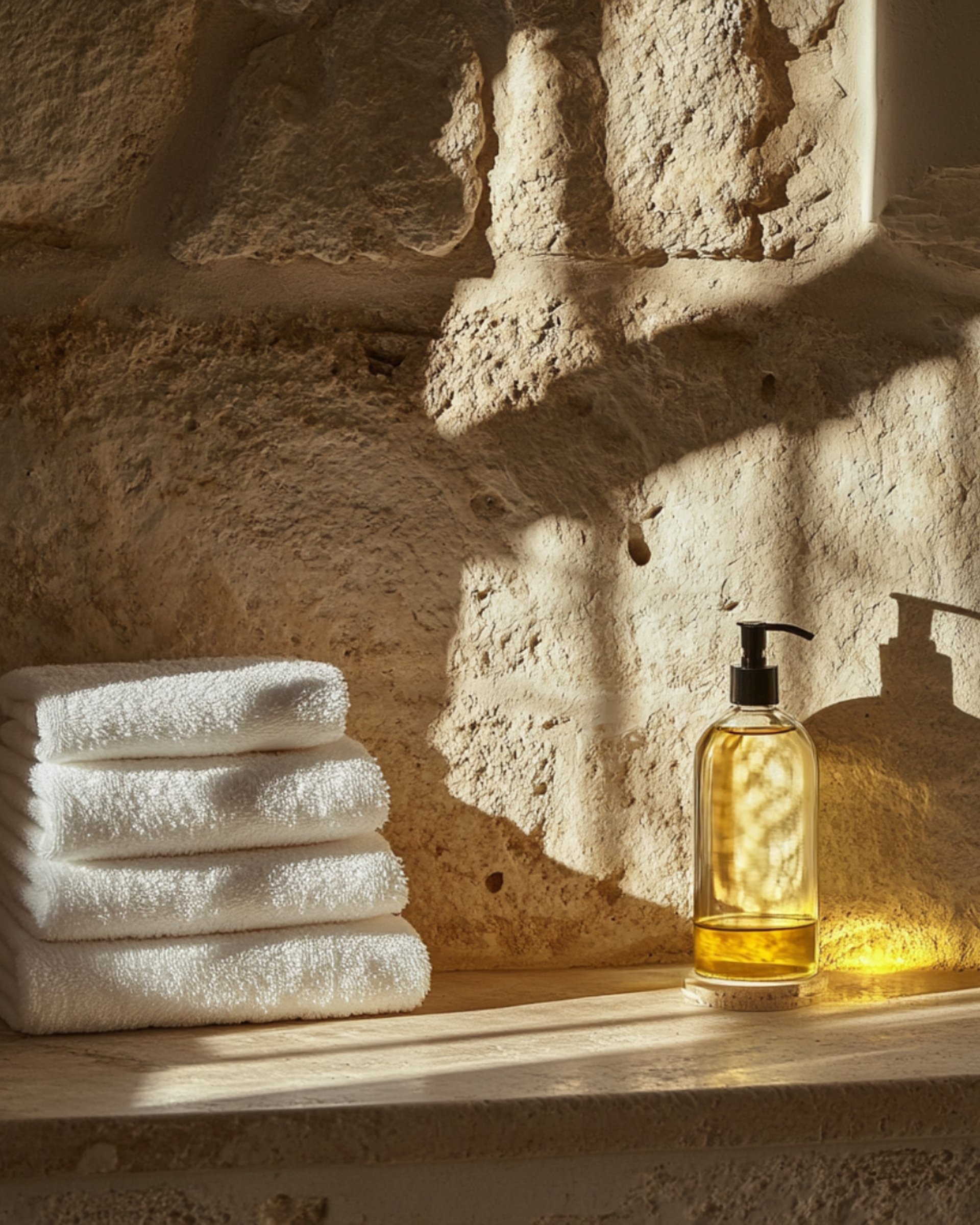 a wooden table topped with lots of different types of scissors