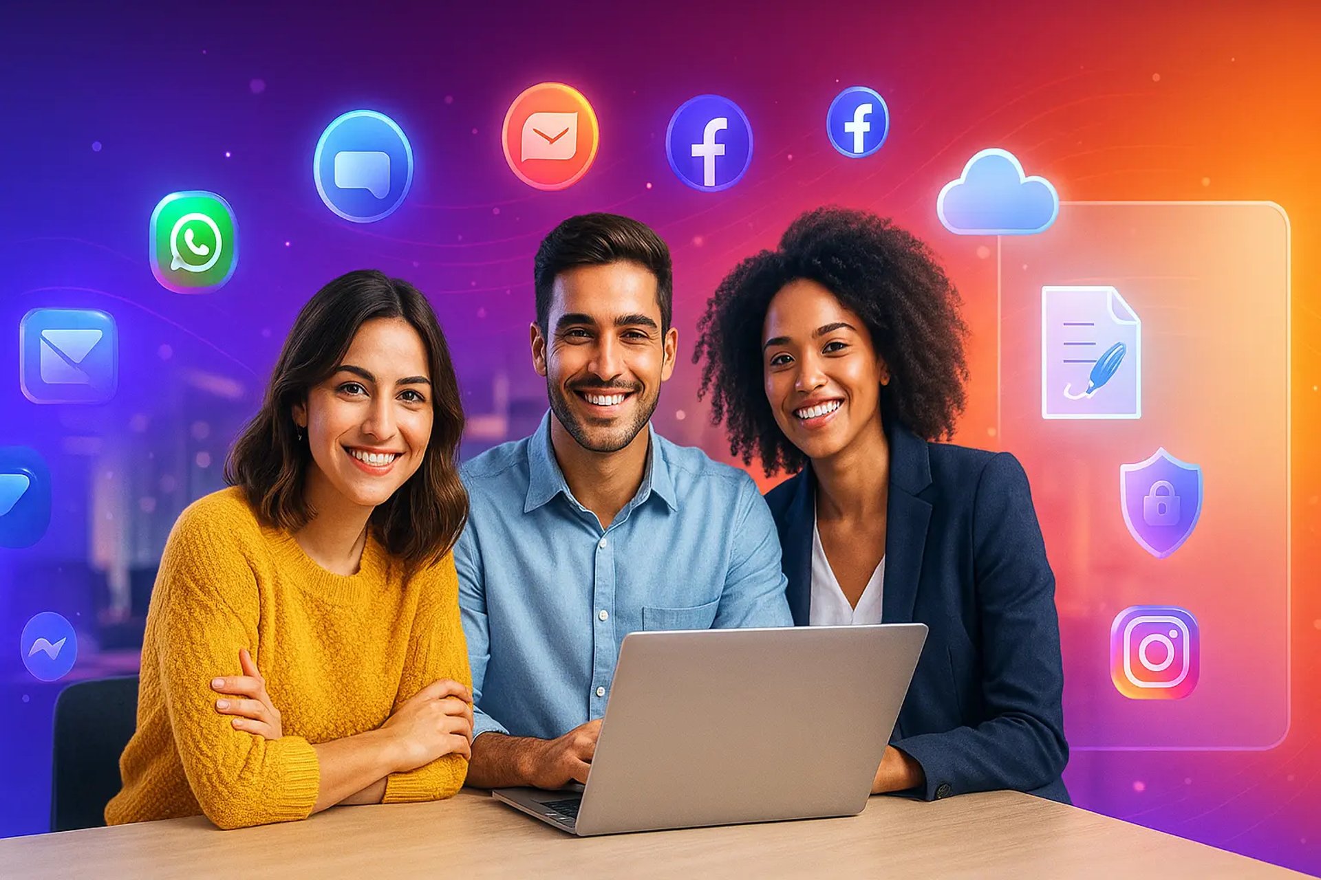 an abstract photo of a curved building with a blue sky in the background