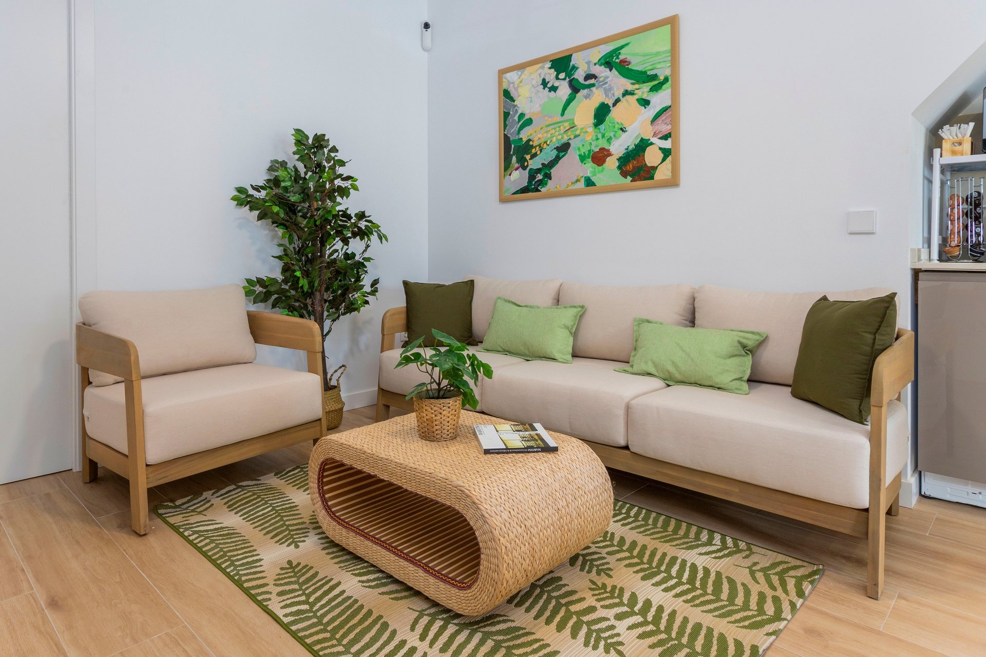 an abstract photo of a curved building with a blue sky in the background