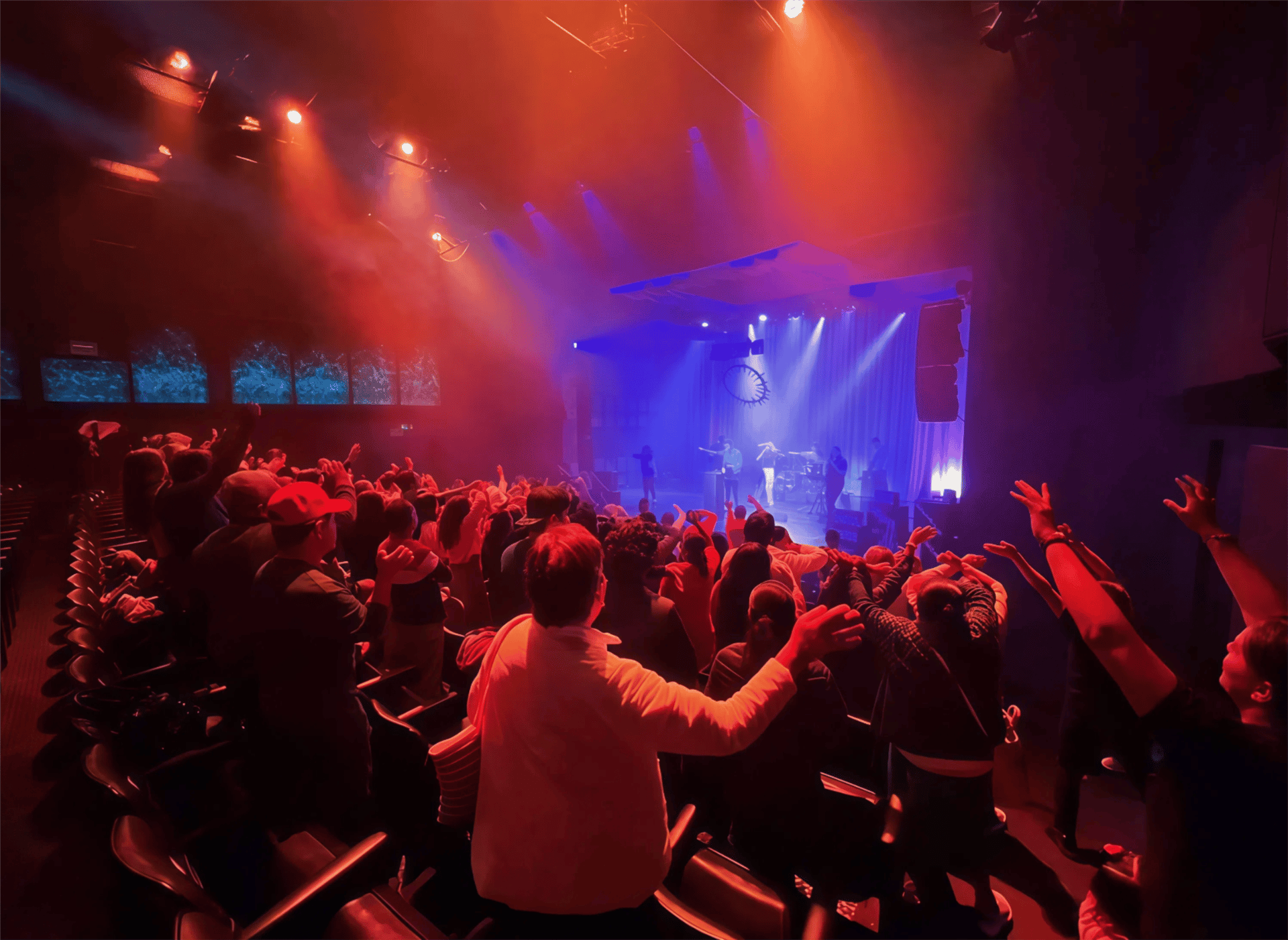 gray computer monitor