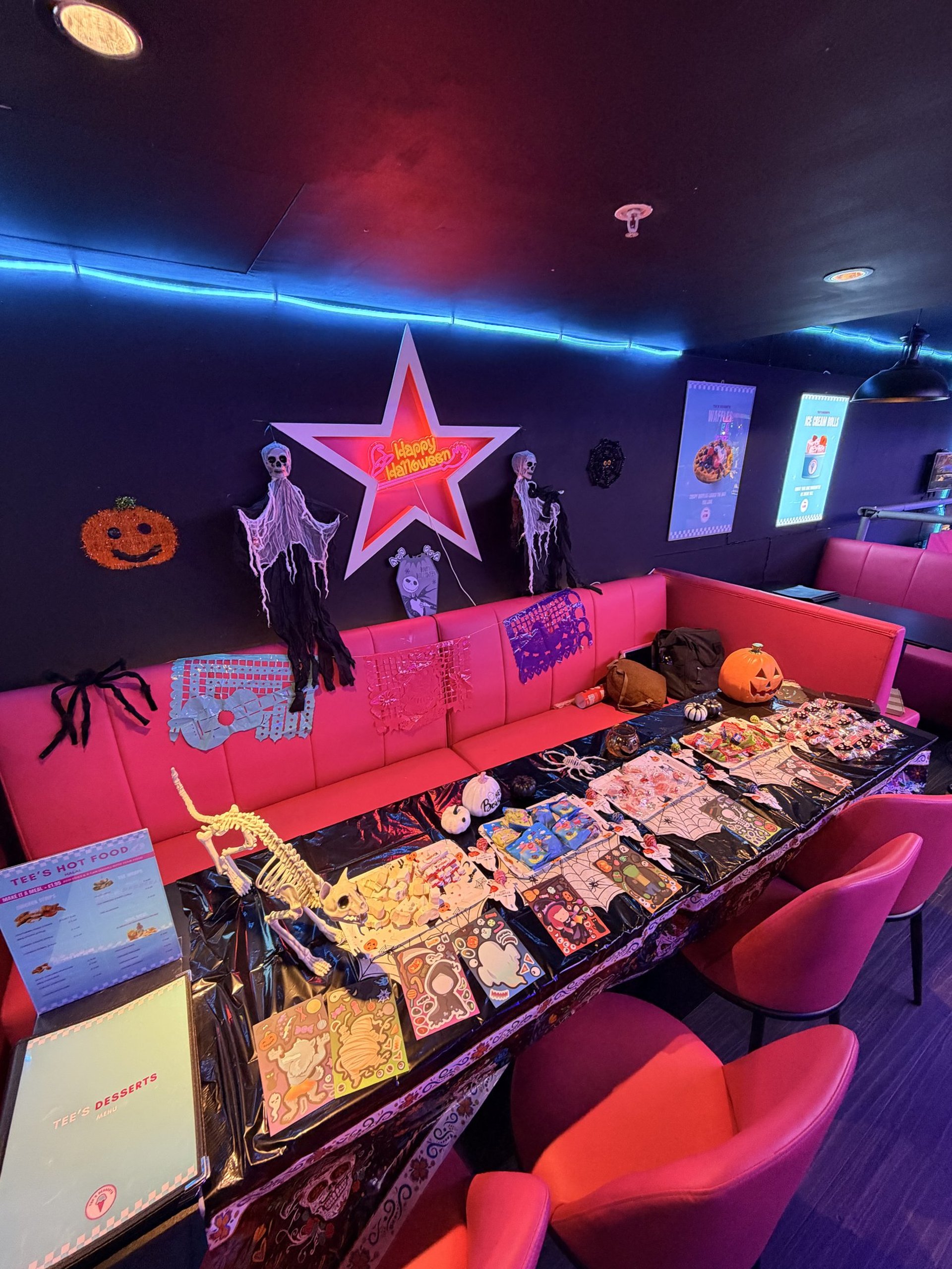 black blue and yellow textile