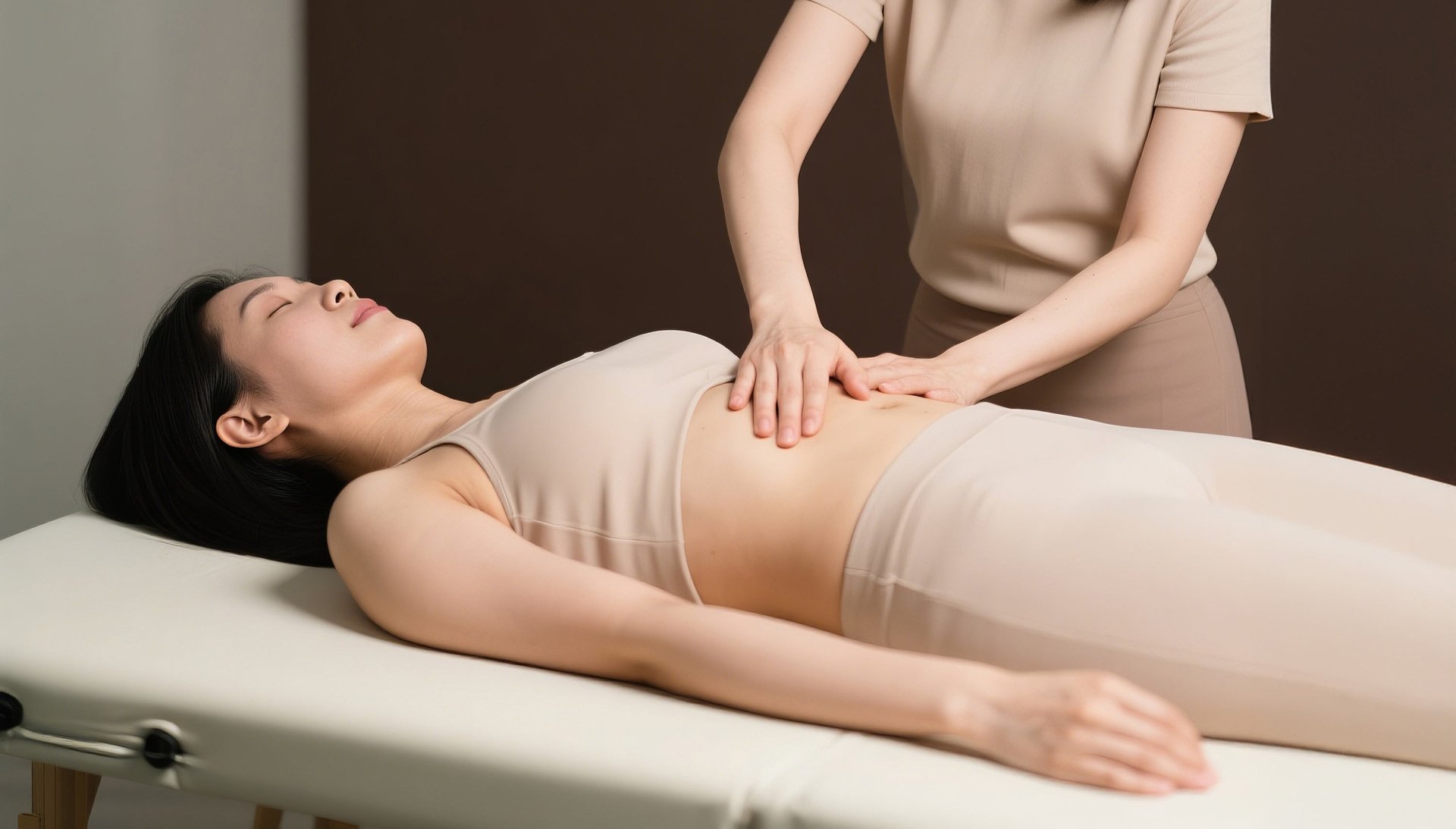 骨盤矯正による女性の体調改善をサポートする施術イメージ