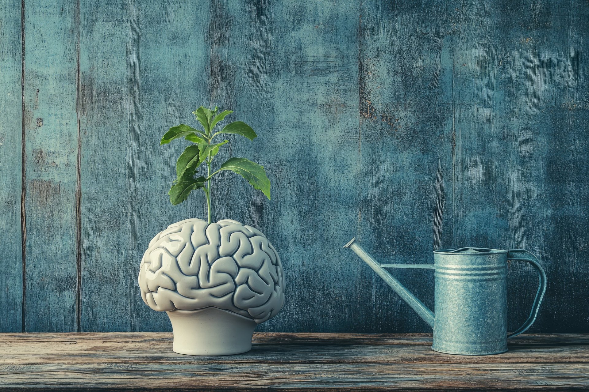 A white tray with the words create change written on it