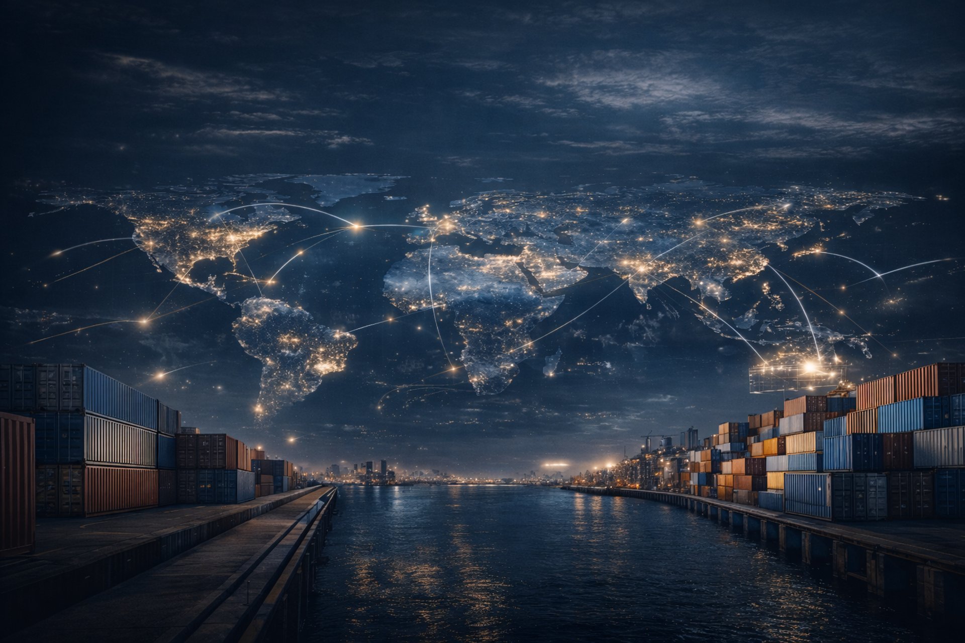 an abstract photo of a curved building with a blue sky in the background