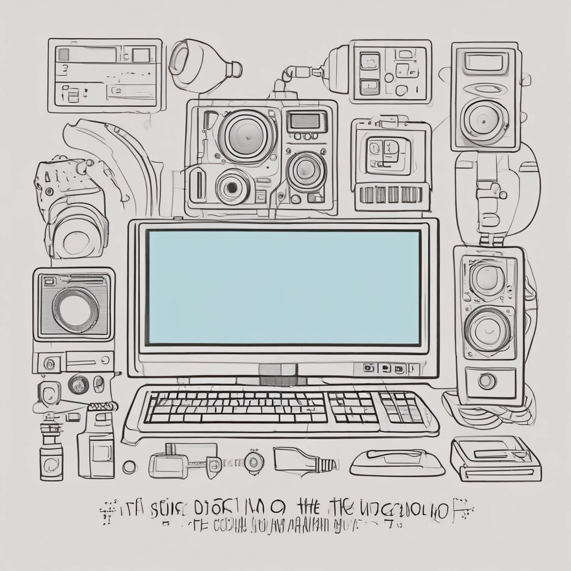 gray computer monitor