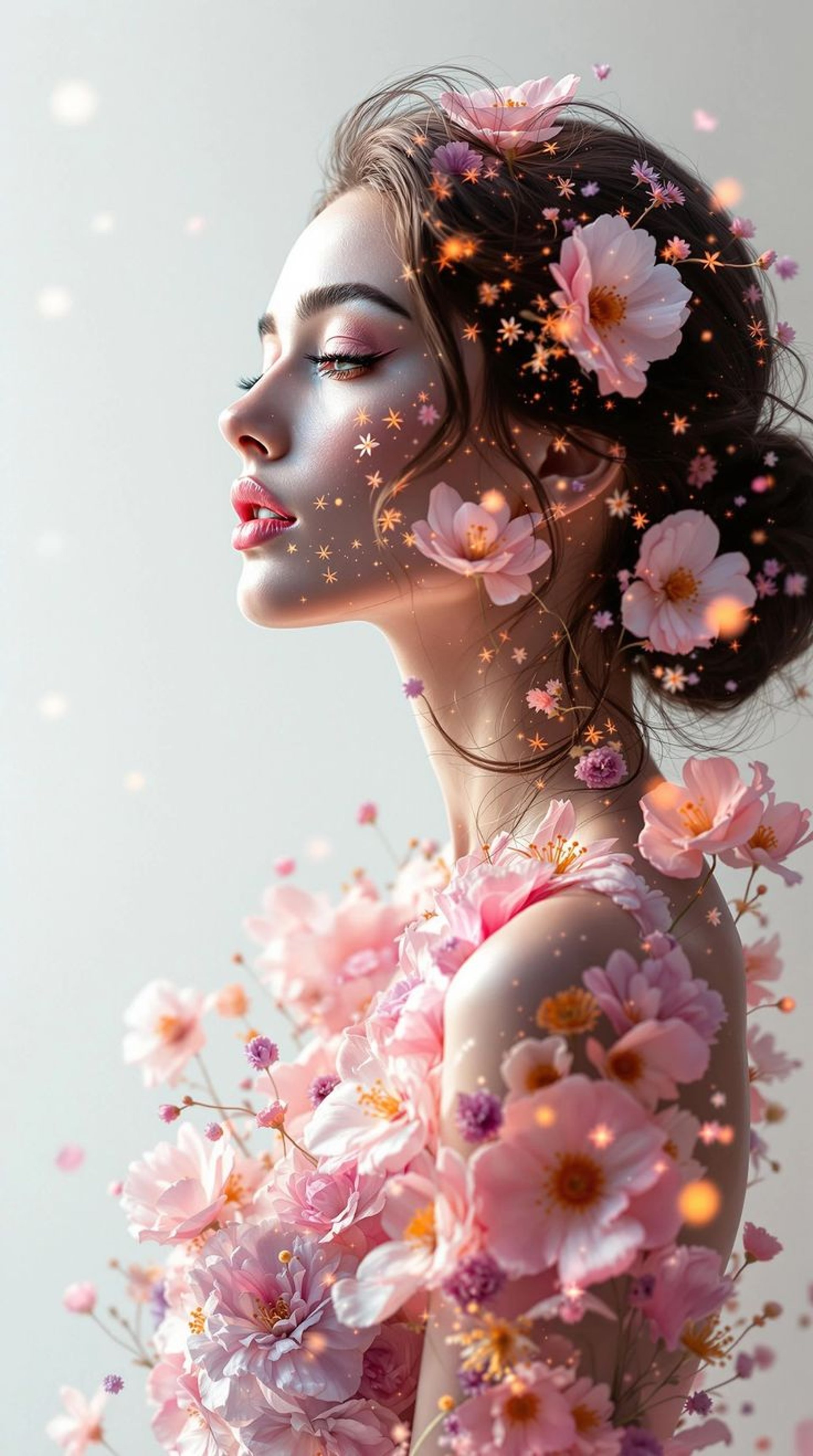 an abstract photo of a curved building with a blue sky in the background