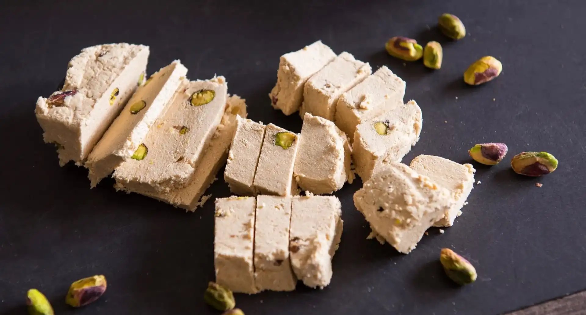 Griechisches Tahini und Halva