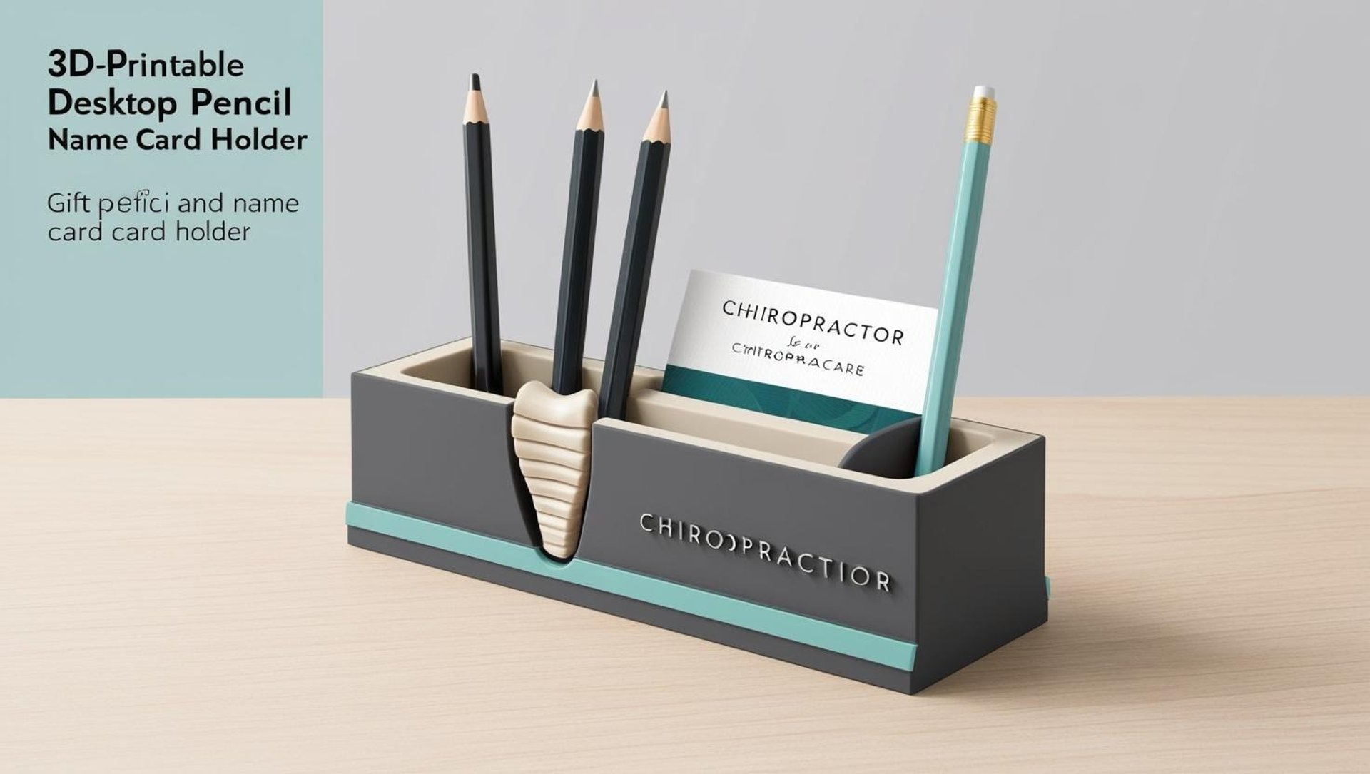 WIKXY 3D printed, taylormade, pencil organizer on the table. WIKXY Taylormade 3D Printing Stoke-on-Trent.