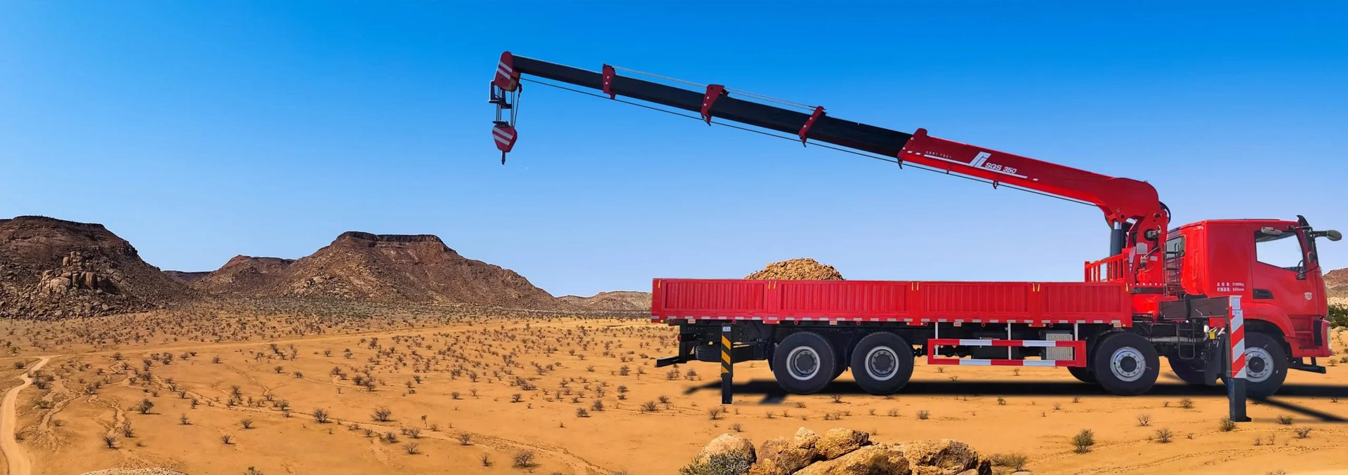 truck with 10 ton telescopic crane