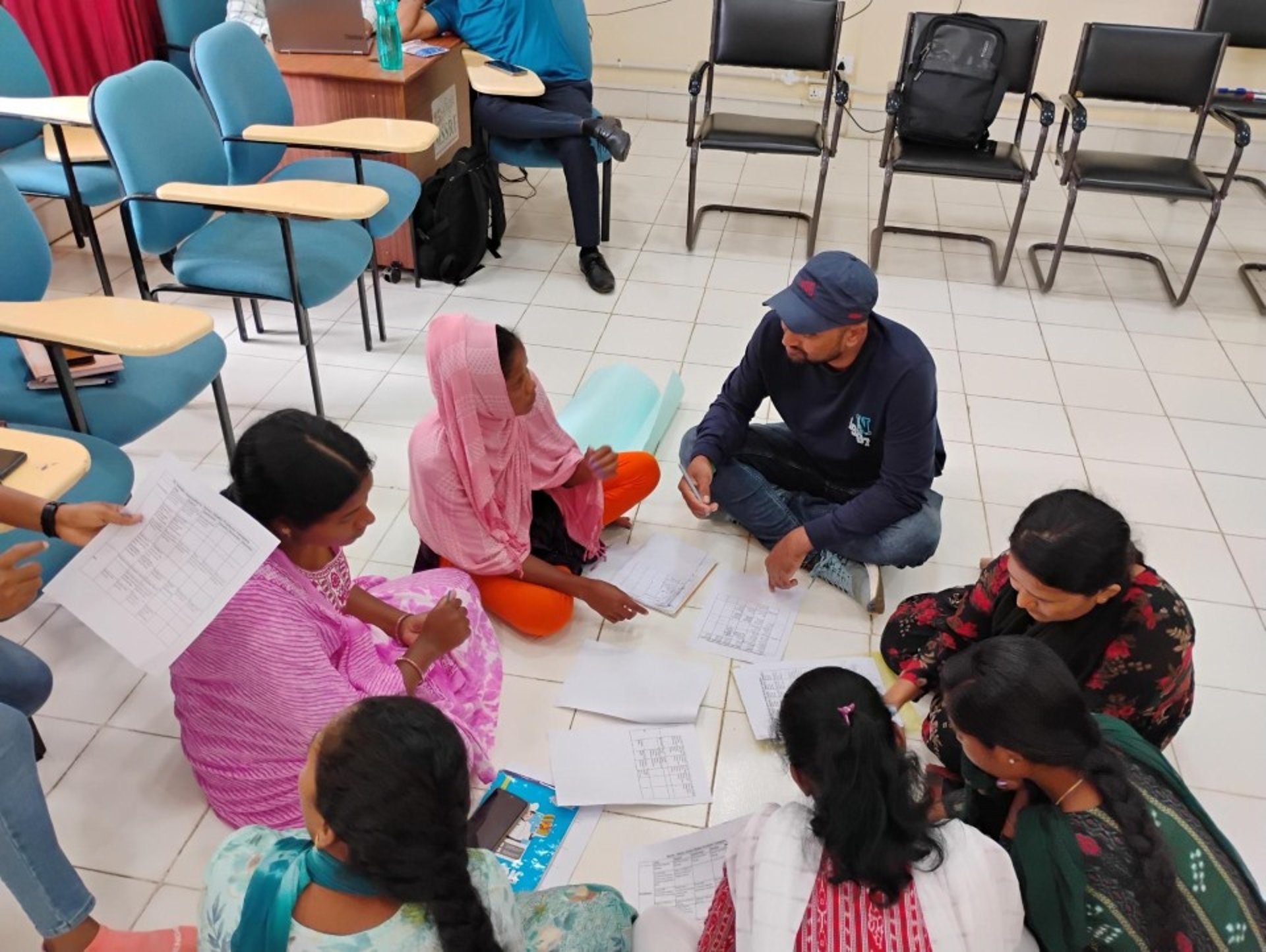 a person in a body of water