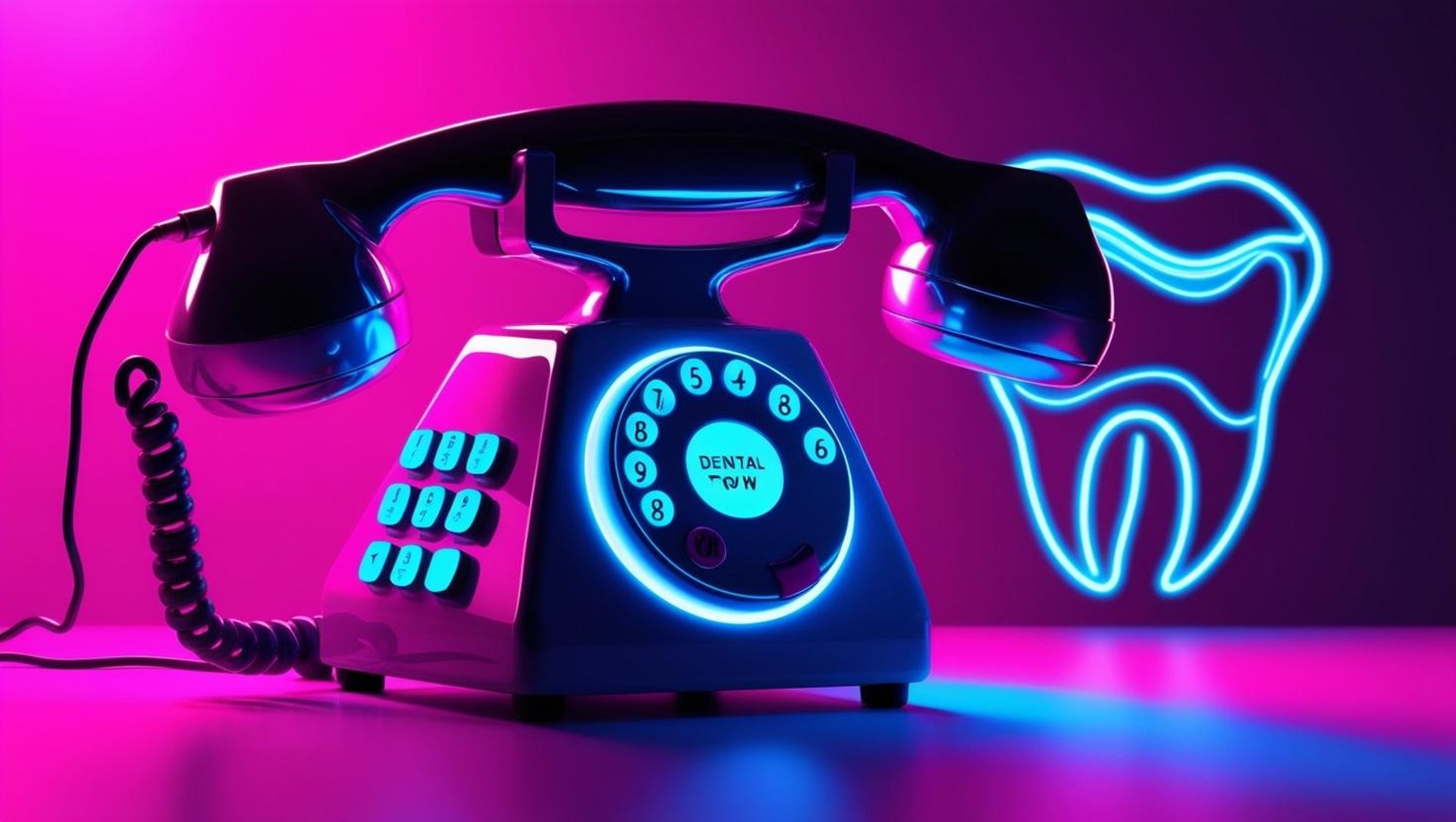 black ip desk phone on black wooden table