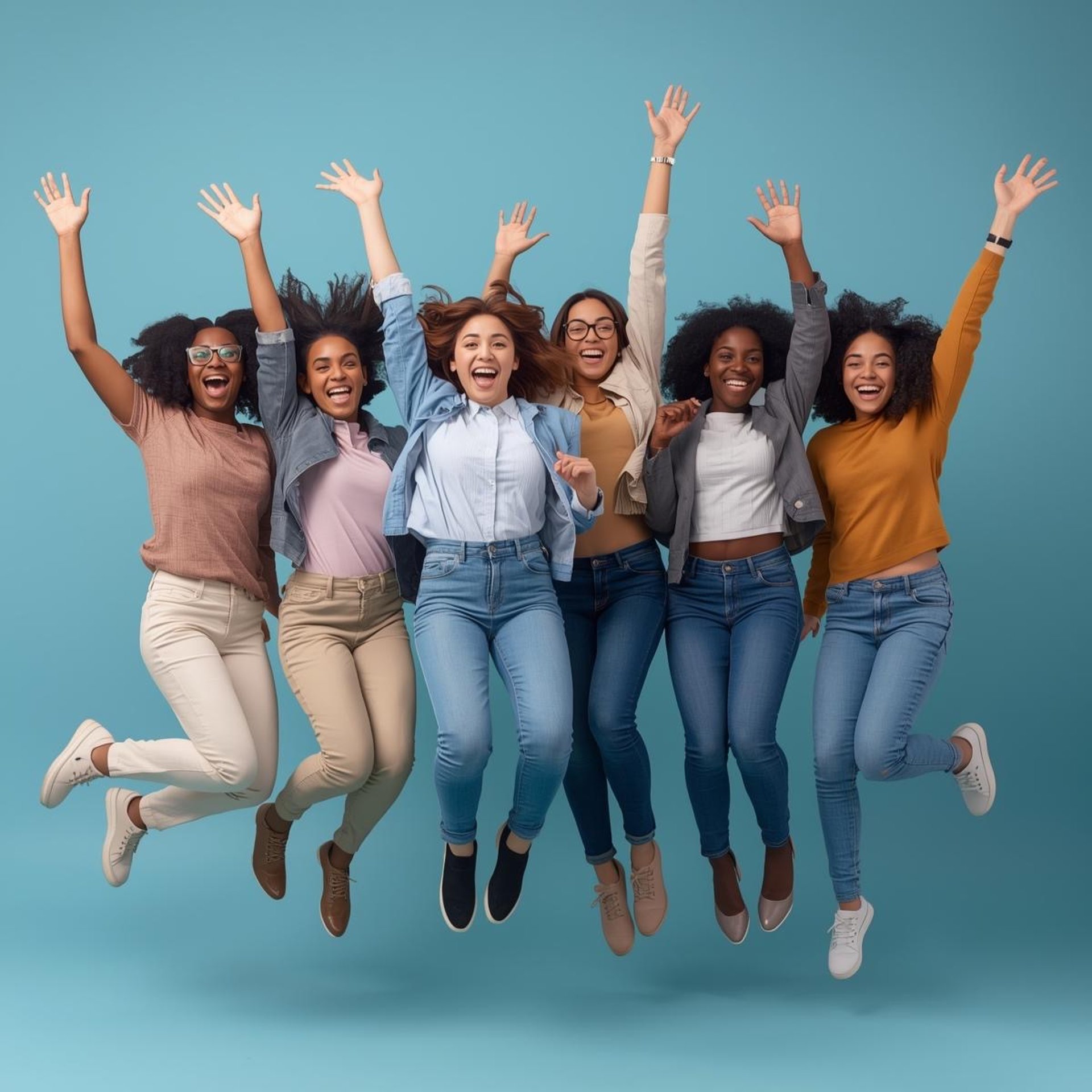 2 women sitting on black chair