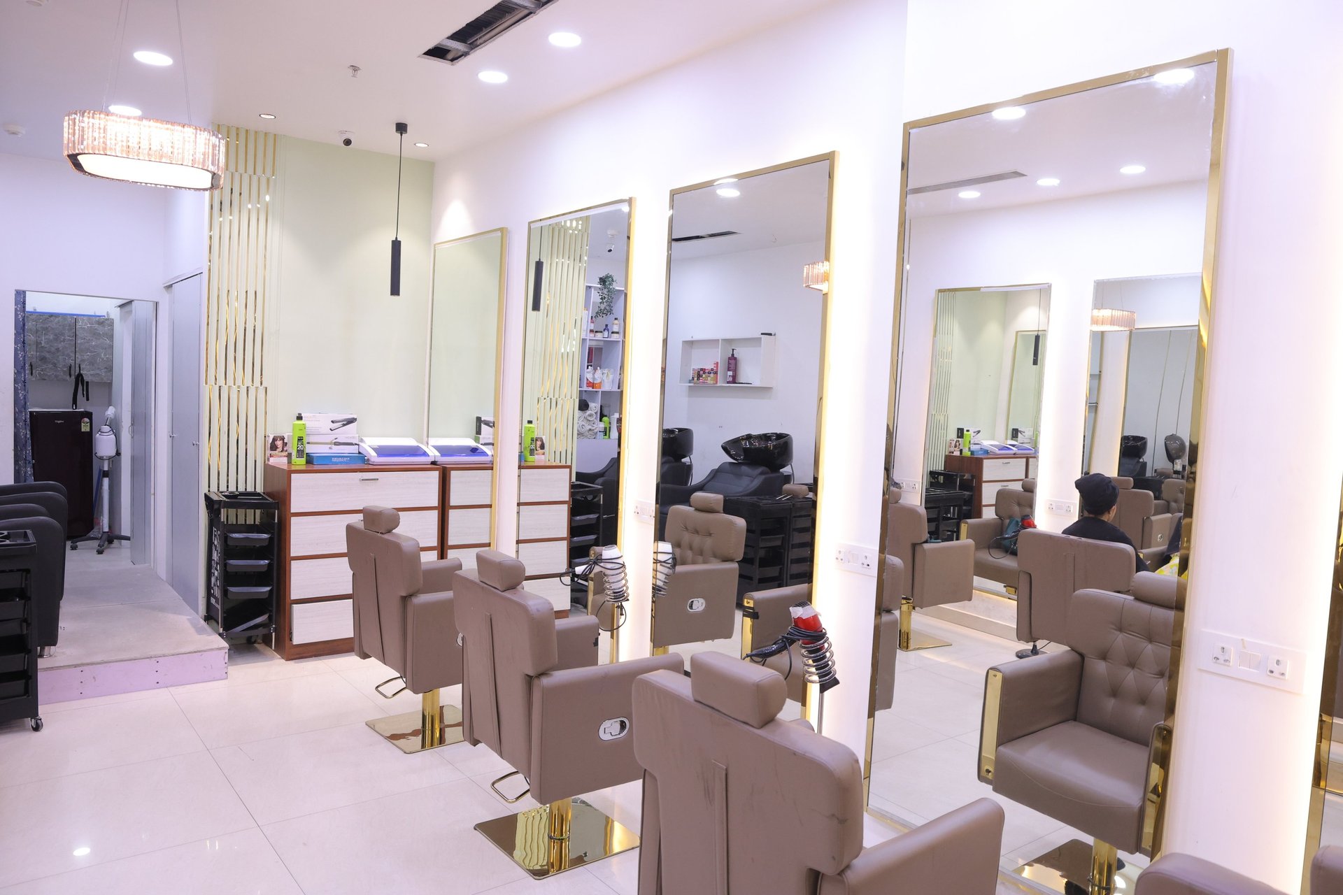 women's white and black striped shirt