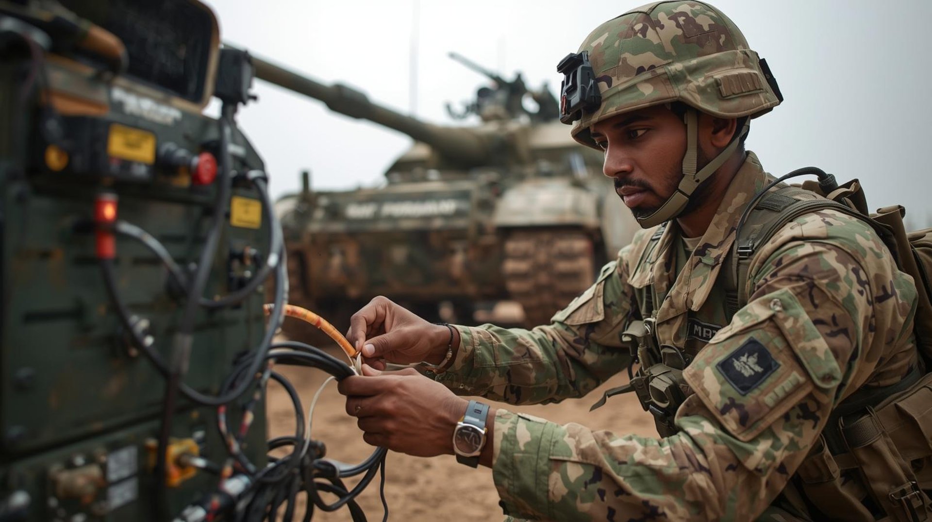 man in brown and black camouflage uniform holding rifle