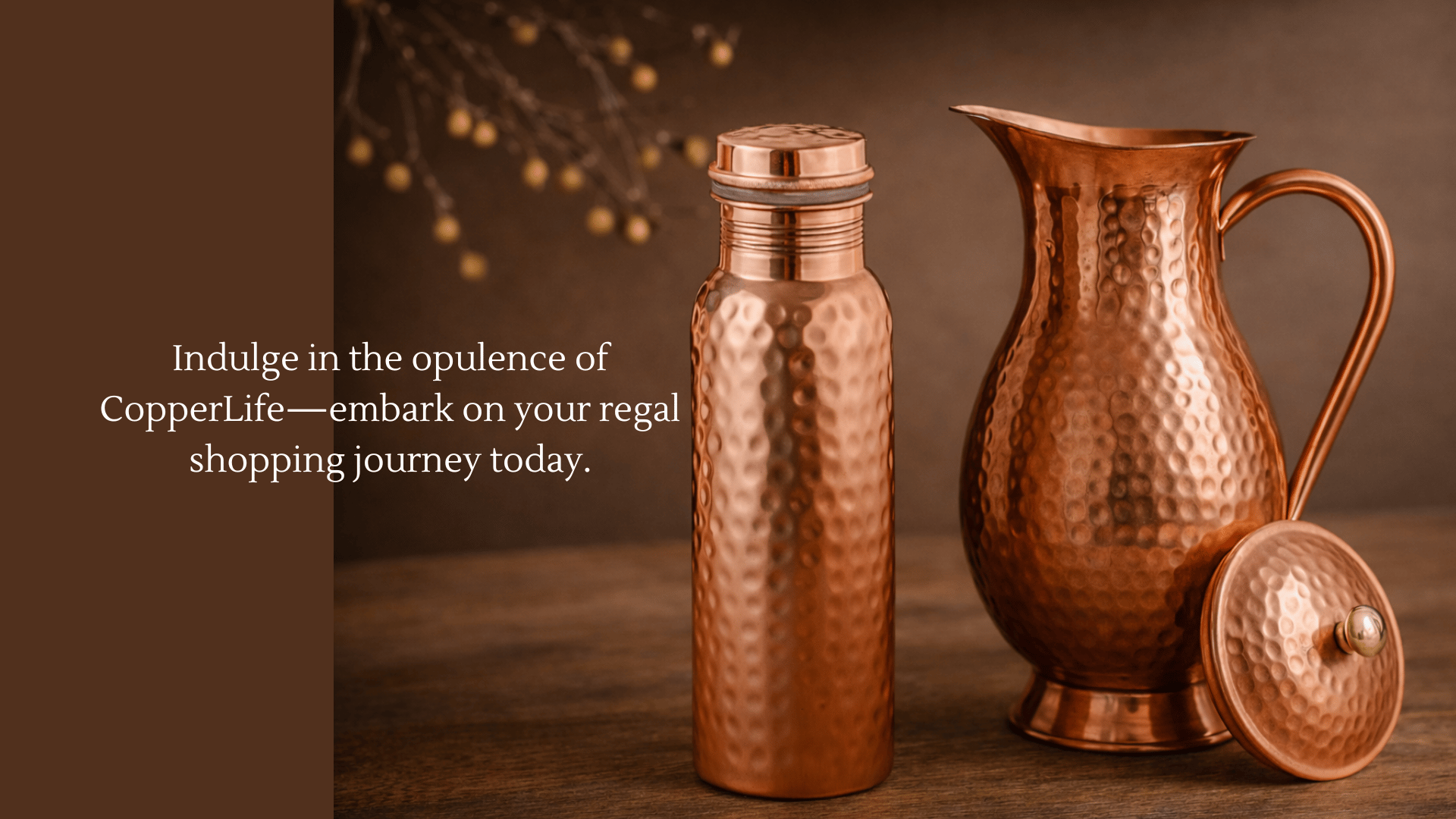 pure copper pitcher