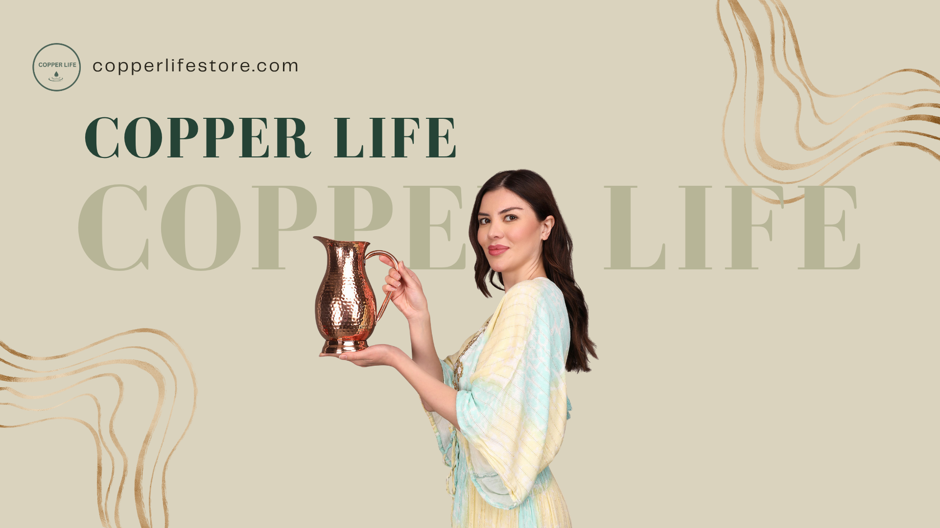pure copper pitcher