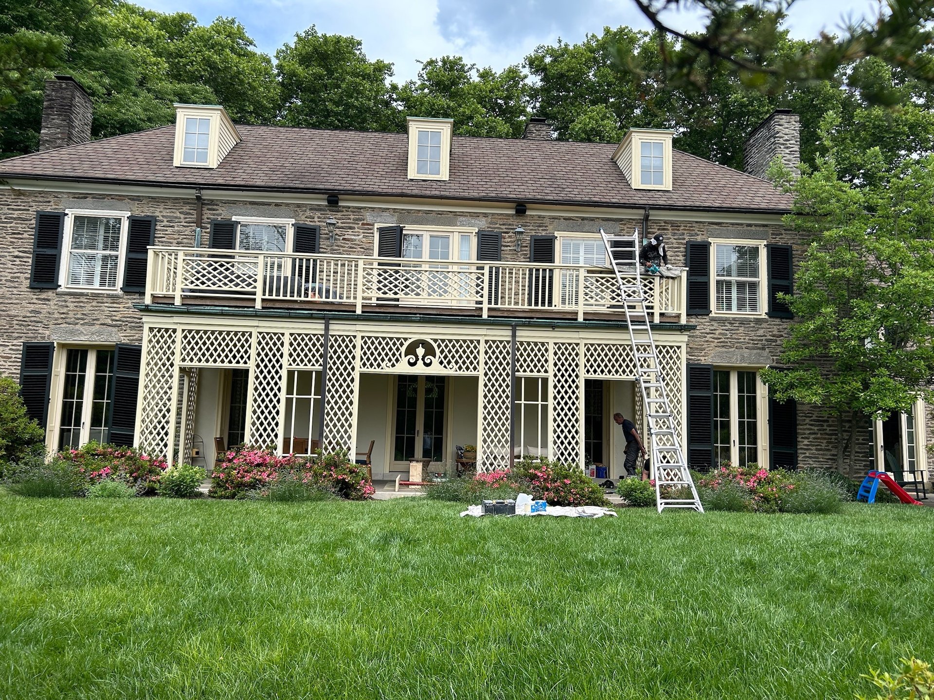 gray wooden house