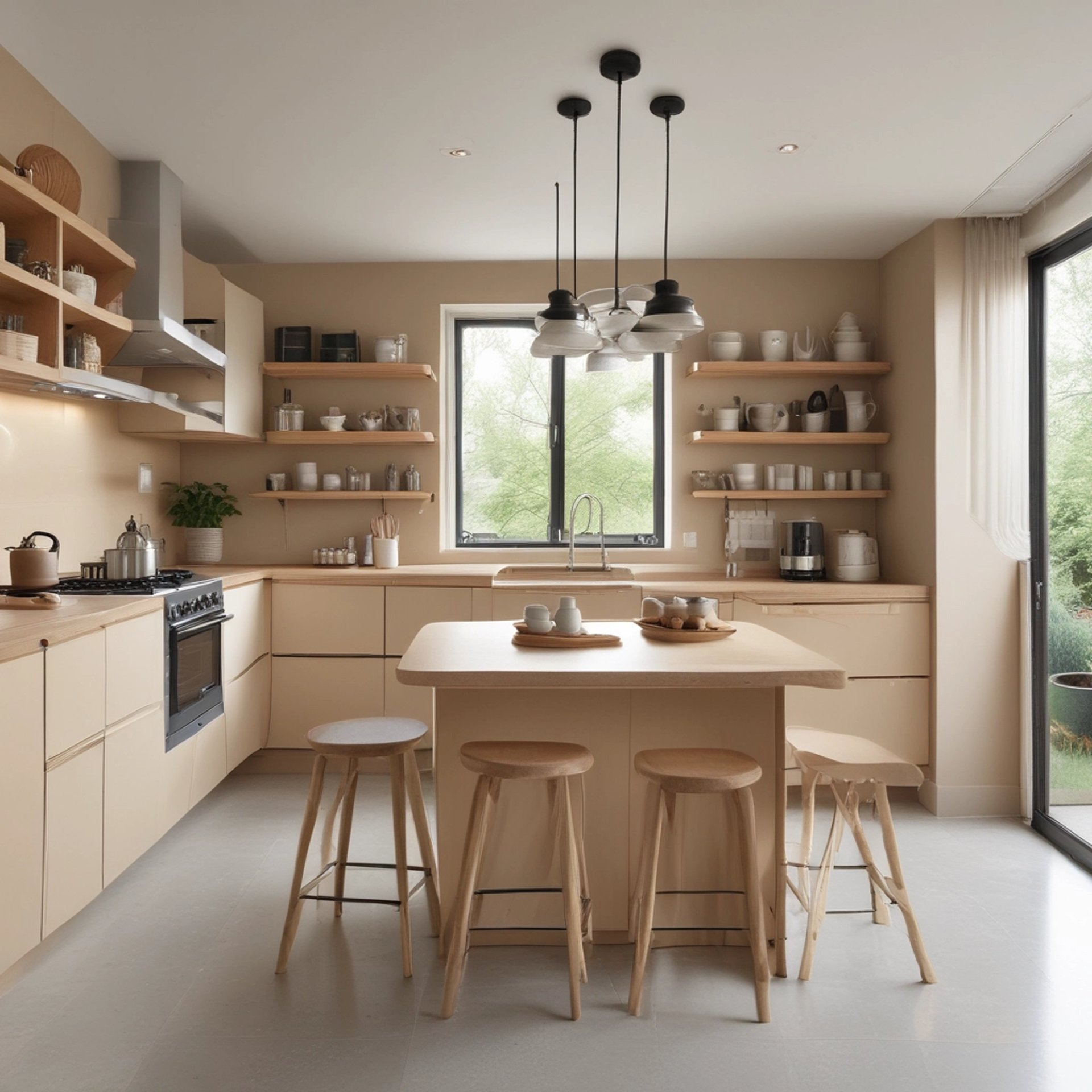 green christmas tree with string lights