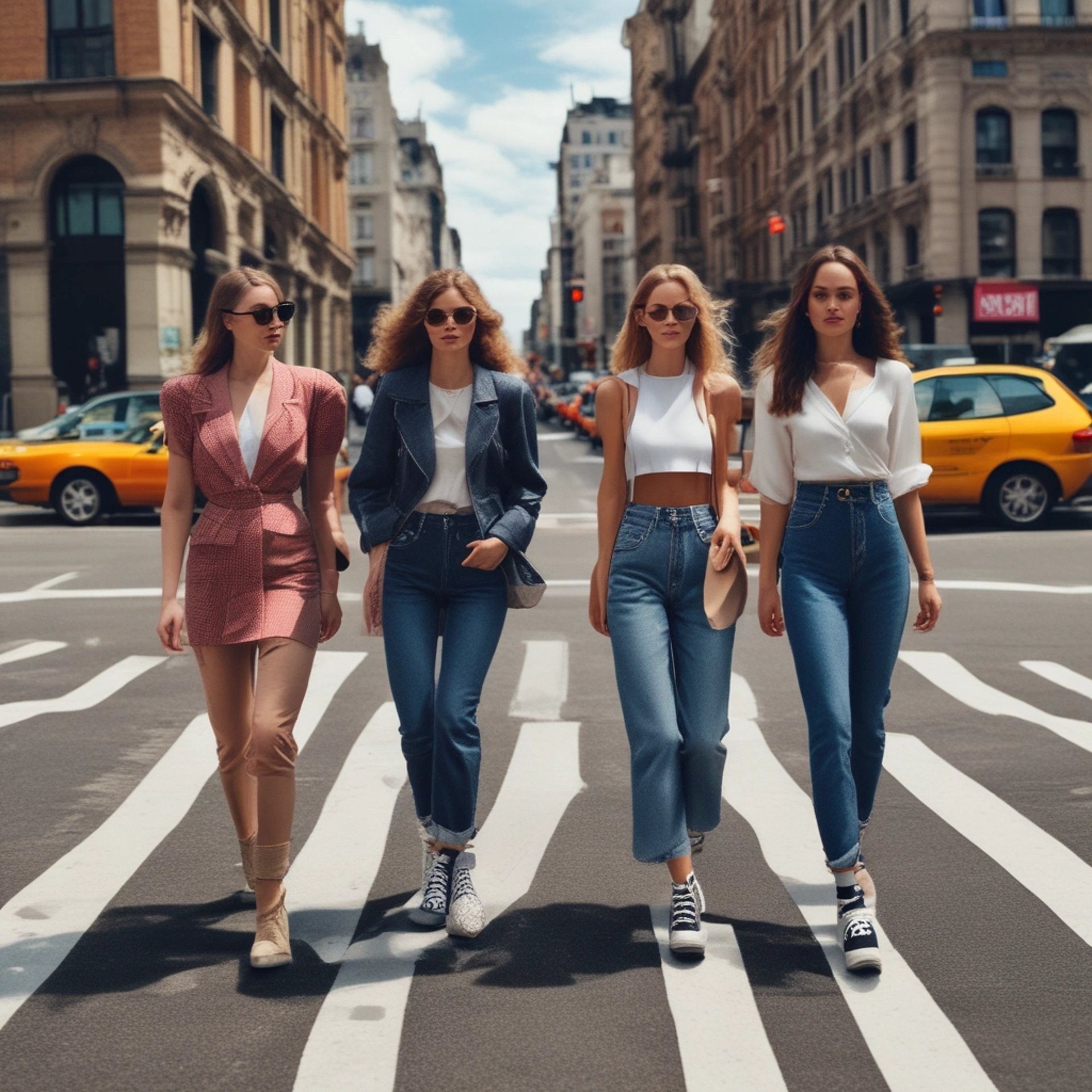 woman wearing yellow long-sleeved dress under white clouds and blue sky during daytime