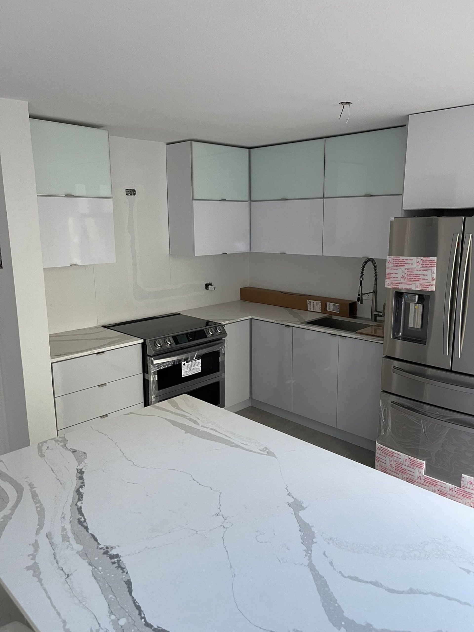 Cocina fabricada en PVC