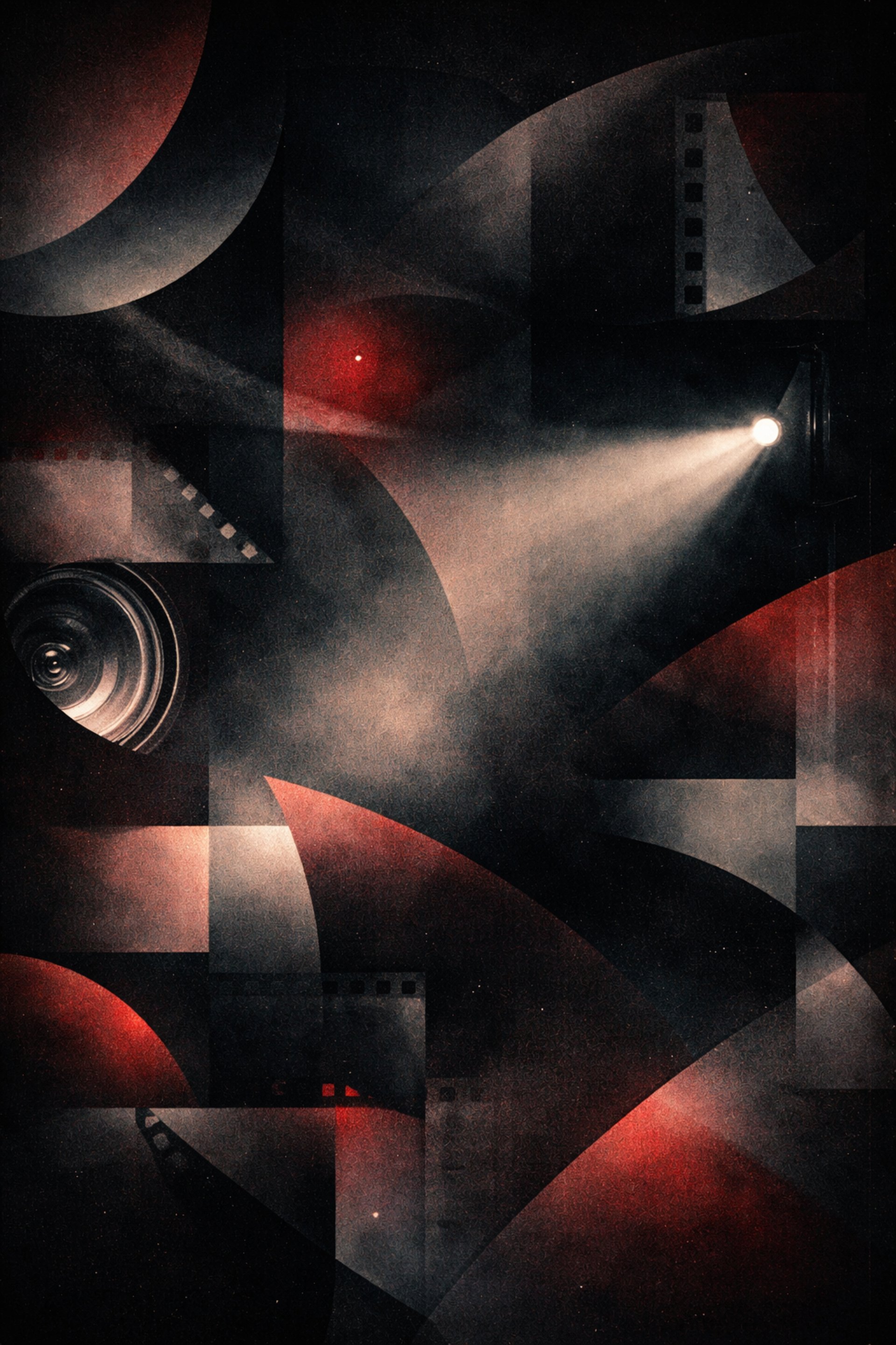 a close up of a reel of film