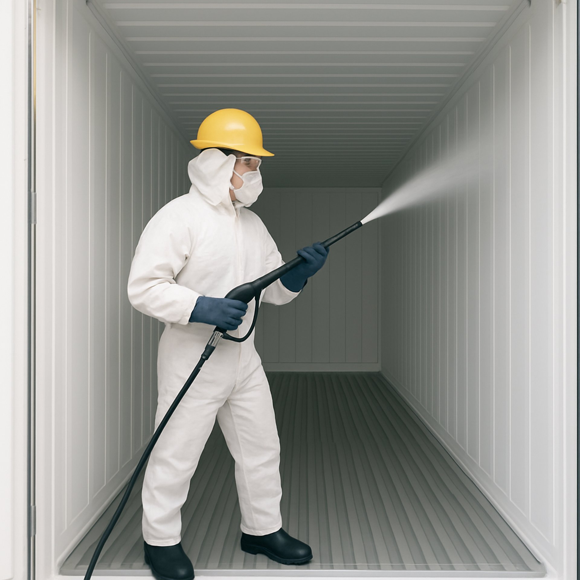 an abstract photo of a curved building with a blue sky in the background