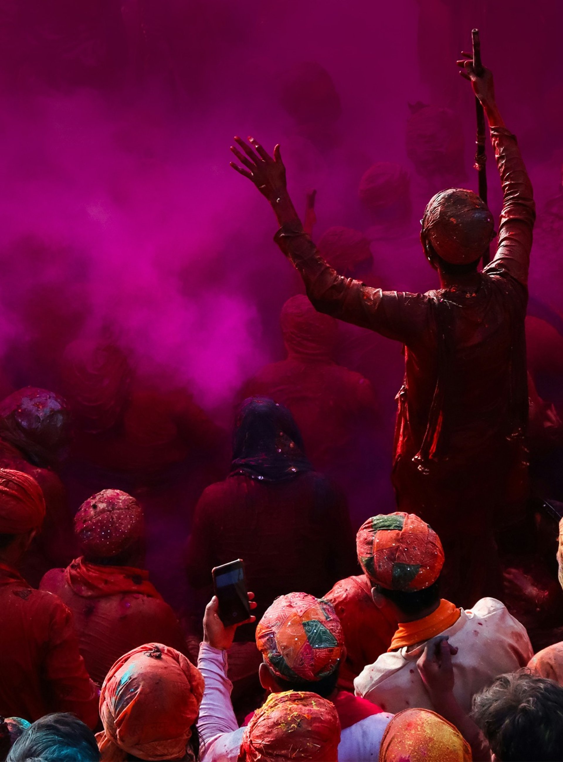 an abstract photo of a curved building with a blue sky in the background