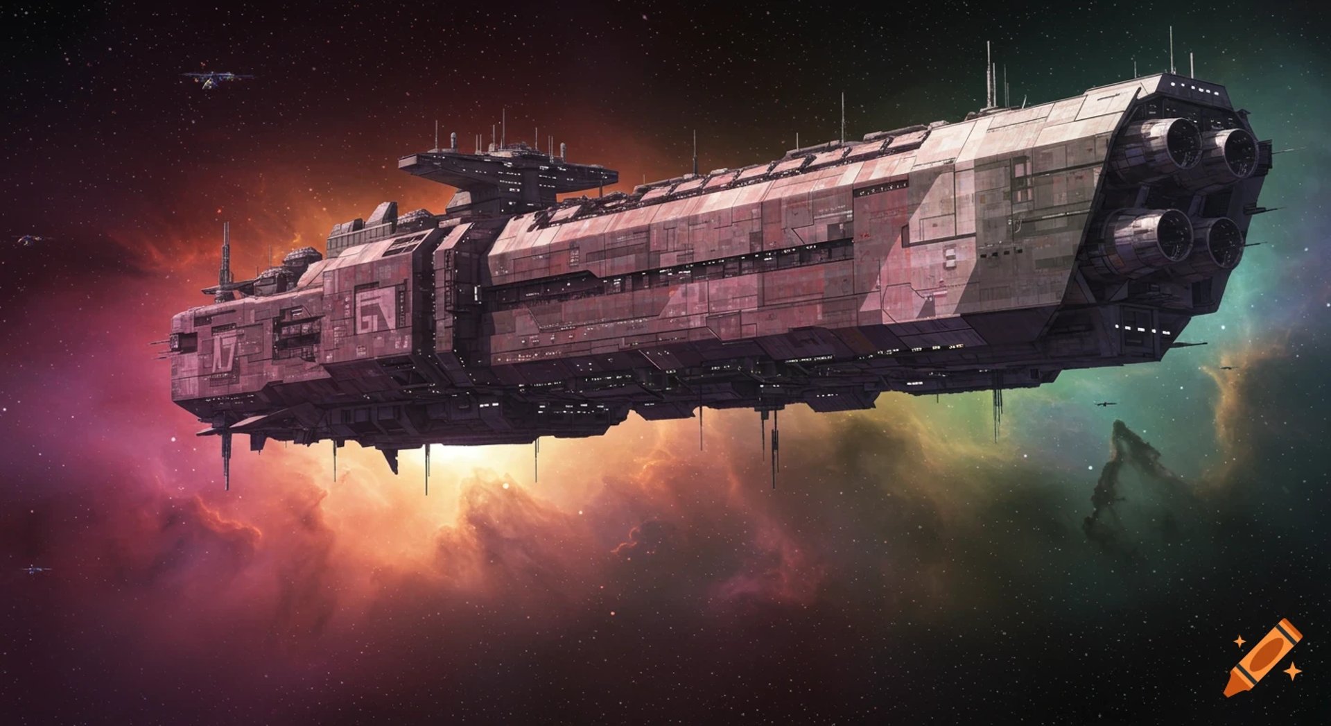 Starship - A Fendi Wolf Scavenger factory ship