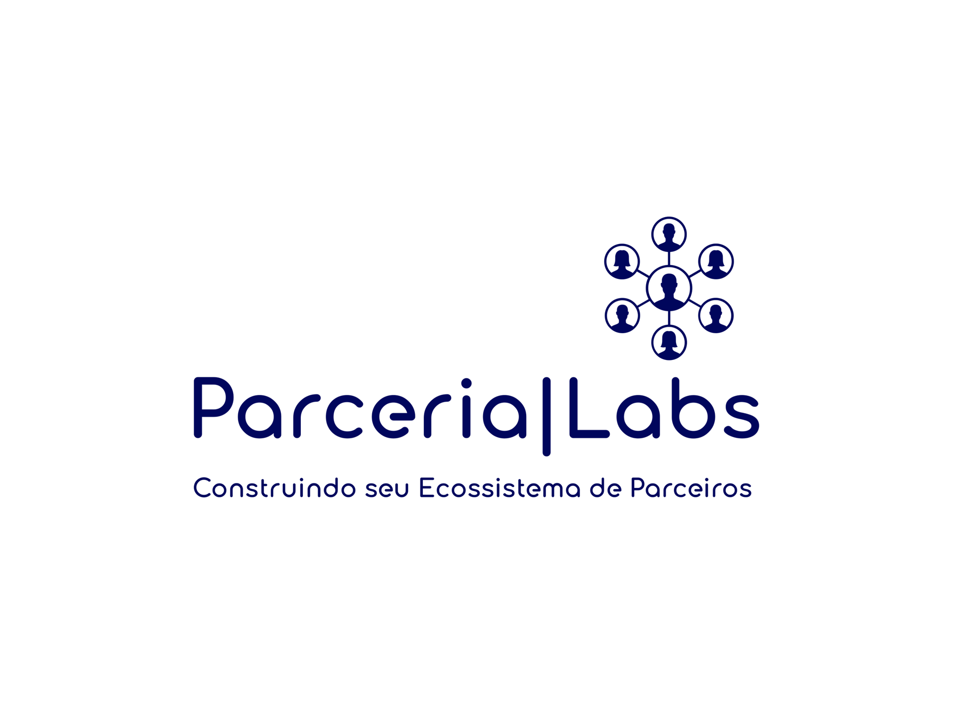 Logo Azul com fundo transparente da Parceria Labs