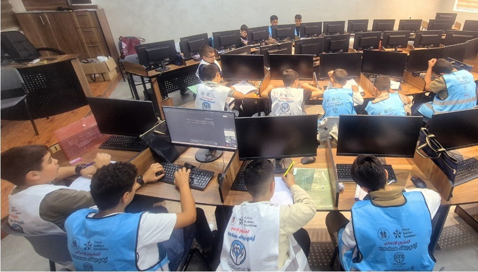 black blue and yellow textile