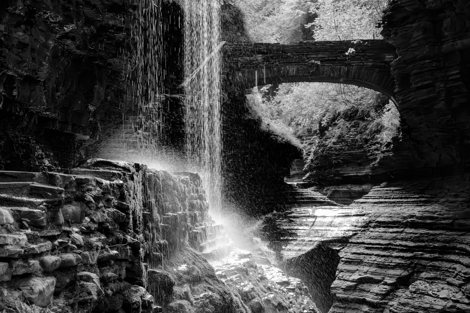 an abstract photo of a curved building with a blue sky in the background