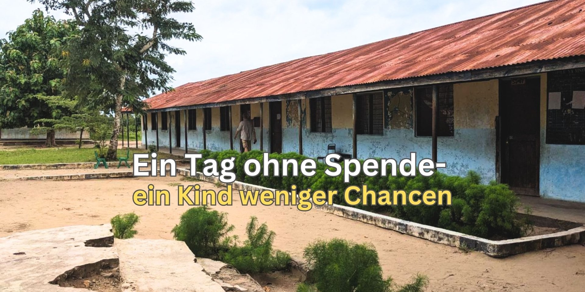 rootsandwings afrikanische schule unterstützen miembasabe afrikanisches schulgebaeude in schlechtem zustand
