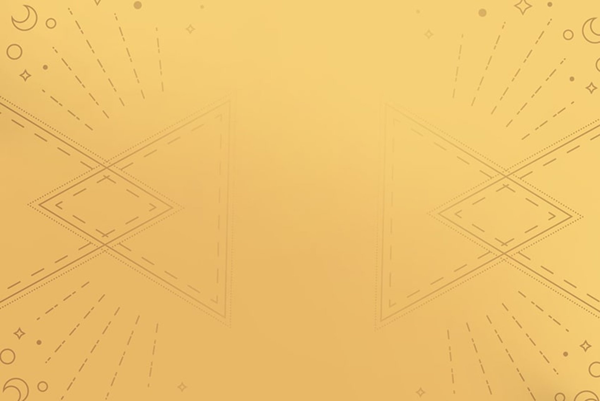Mystical golden background with sacred geometric patterns used in Amber Queen Of Wands psychic section.