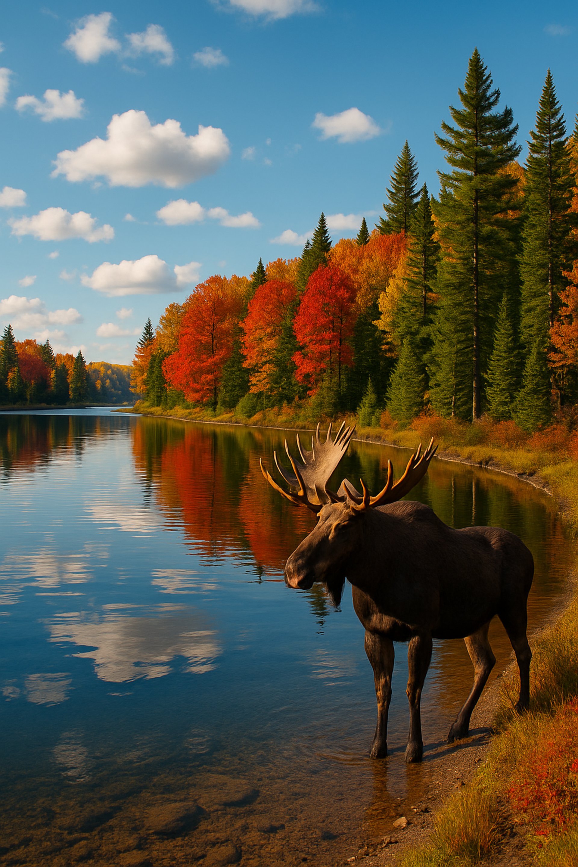 lake sorrounded by trees