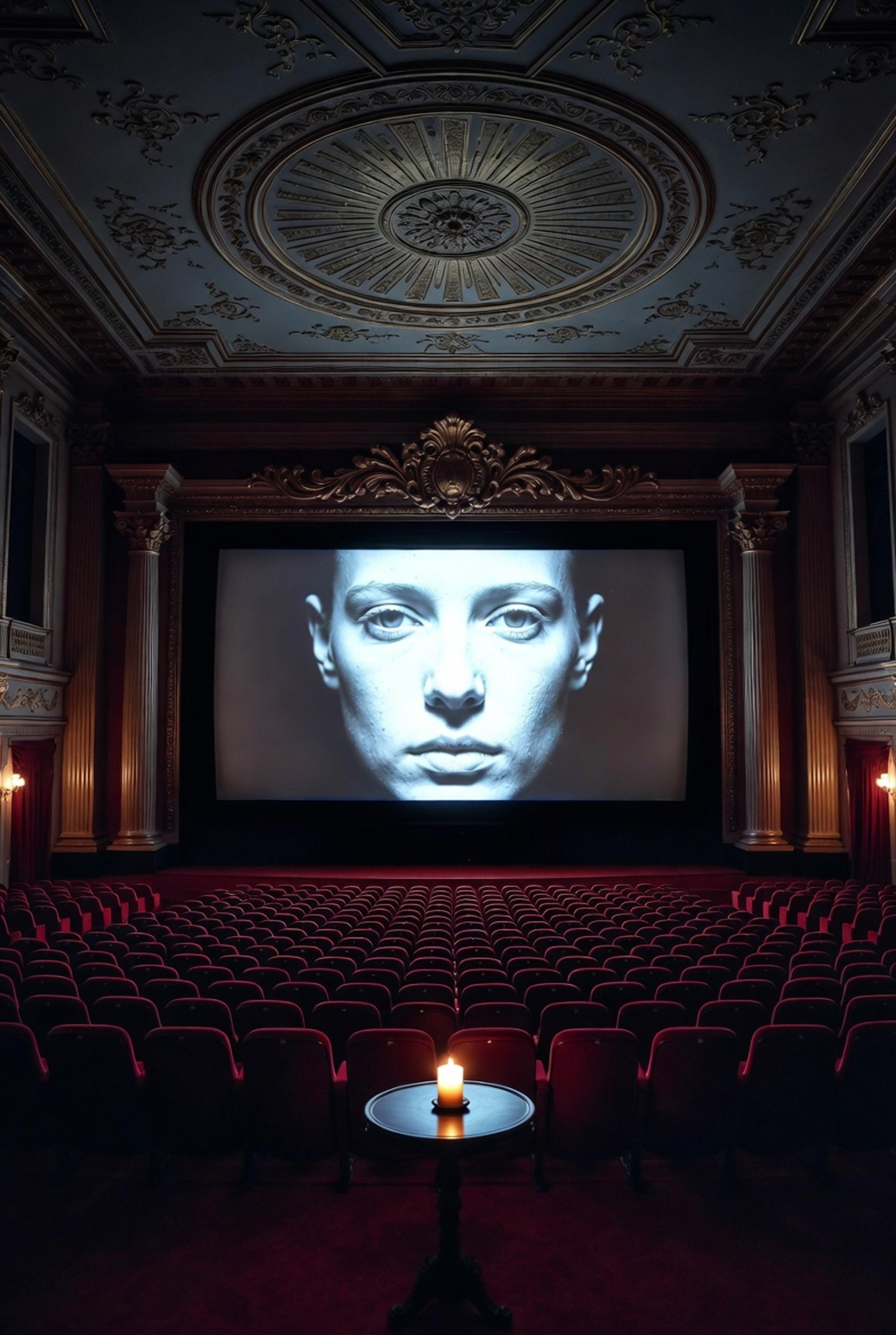 vintage teal typewriter beside book