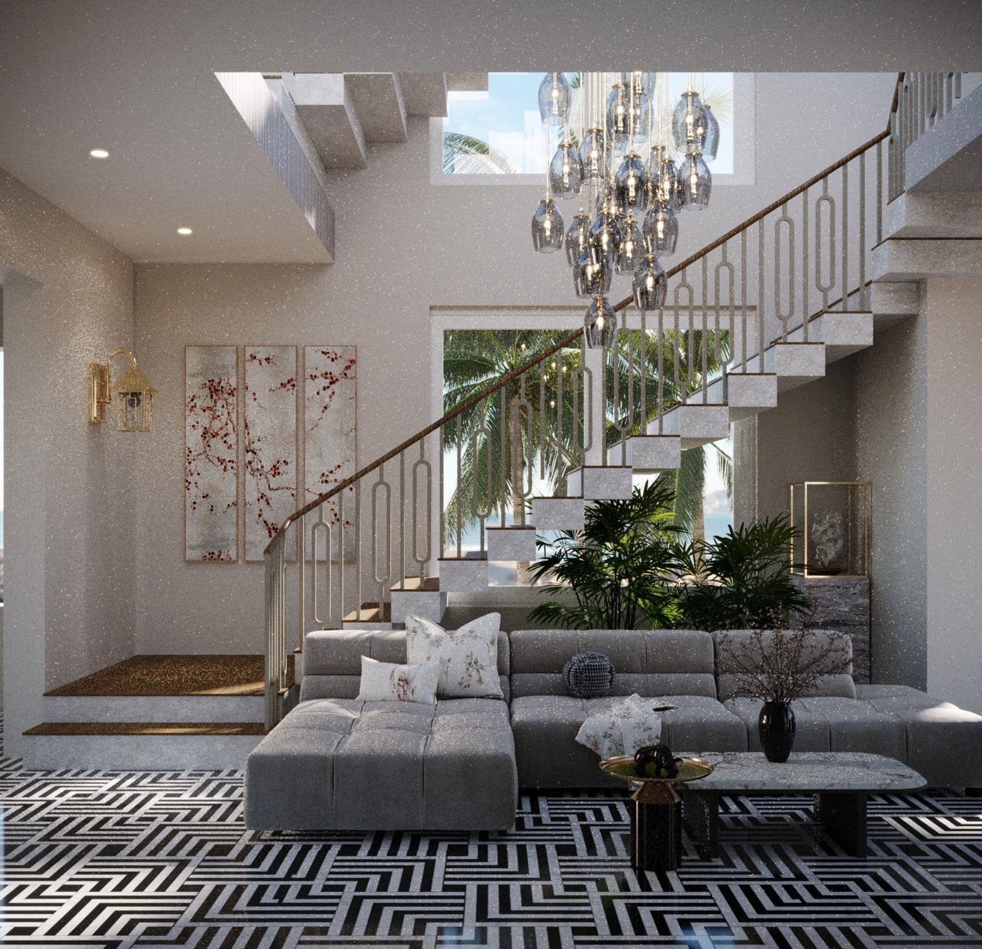 black and white bed linen