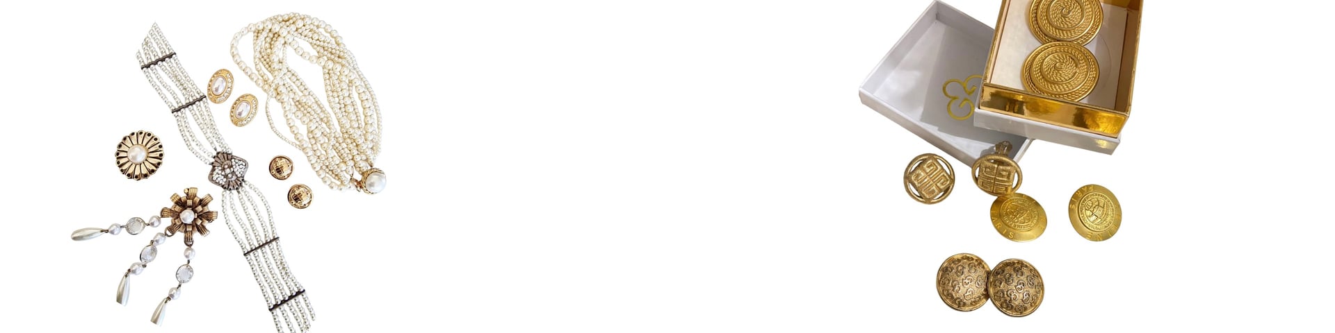 a black mannequin with a gold necklace on it