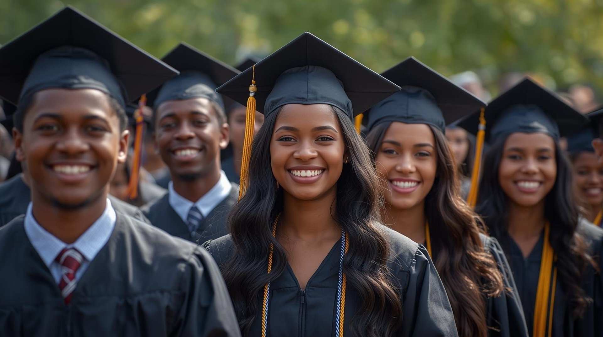 group of people wearing black academic dress