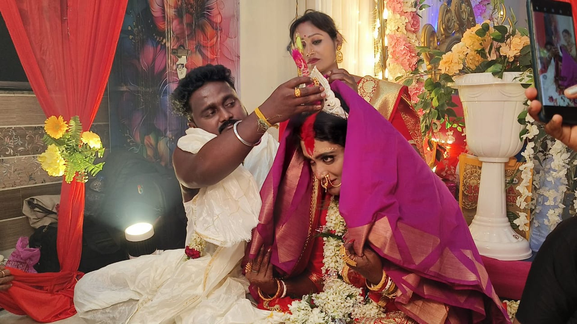 woman wearing yellow long-sleeved dress under white clouds and blue sky during daytime