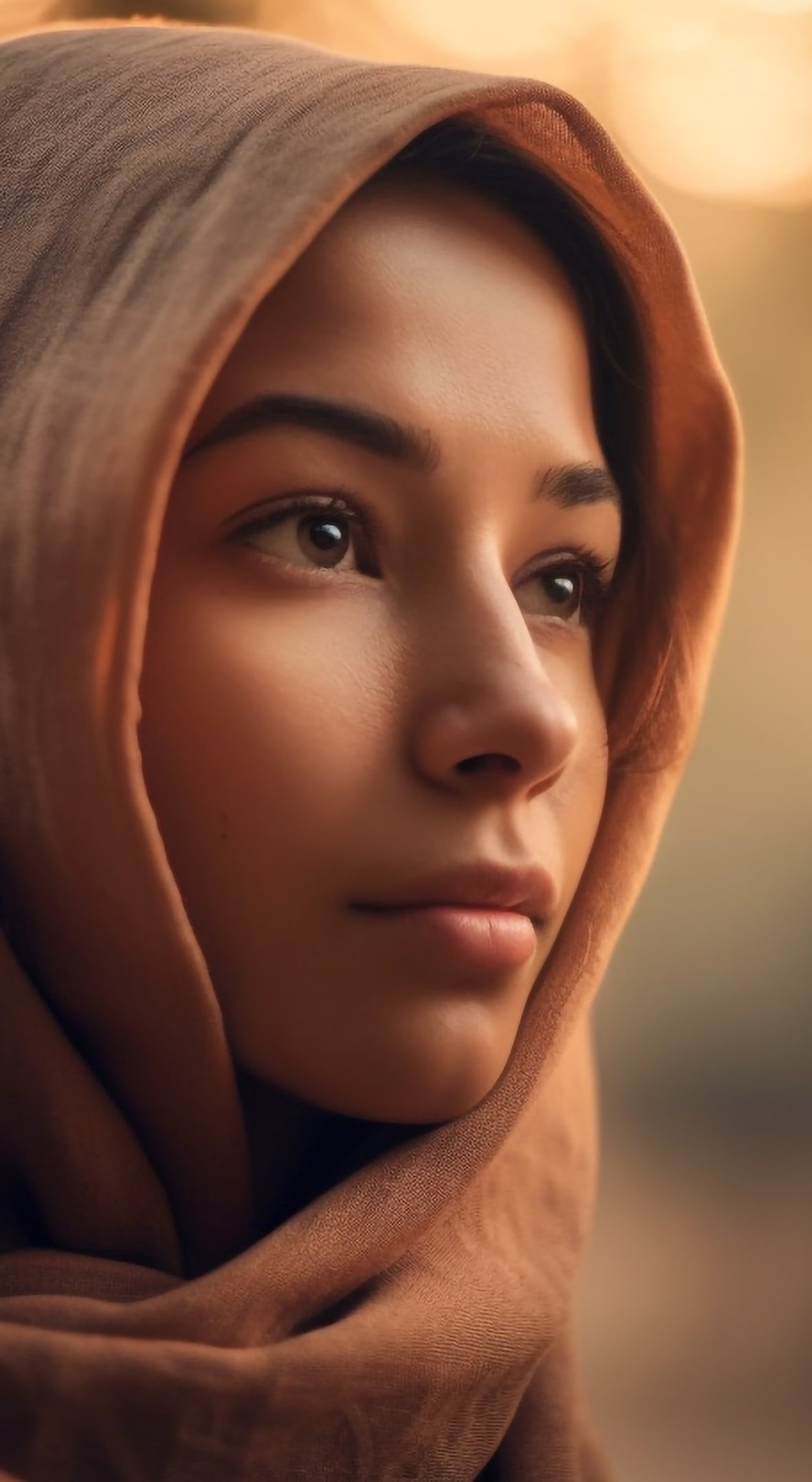 an abstract photo of a curved building with a blue sky in the background